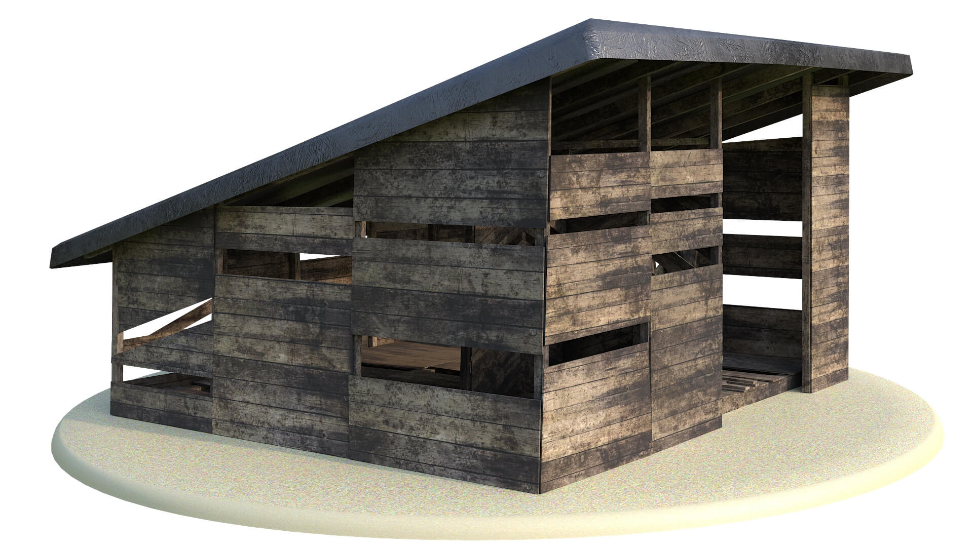 Barn 3D Model 3D Model