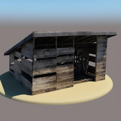 Barn 3D Model