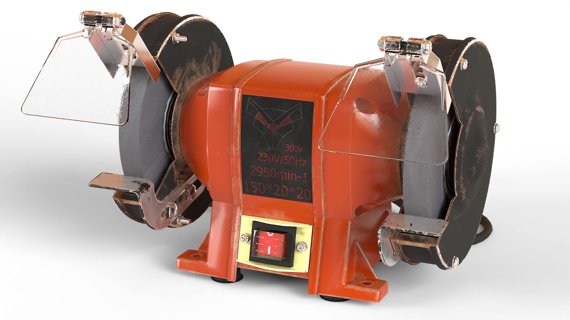 Bench Grinder 3D Model