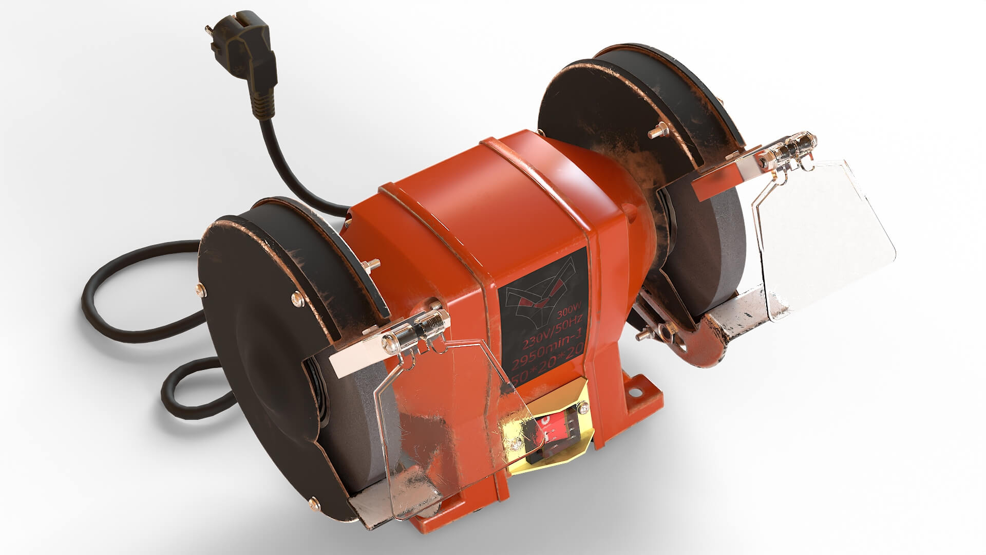 Bench Grinder 3D Model