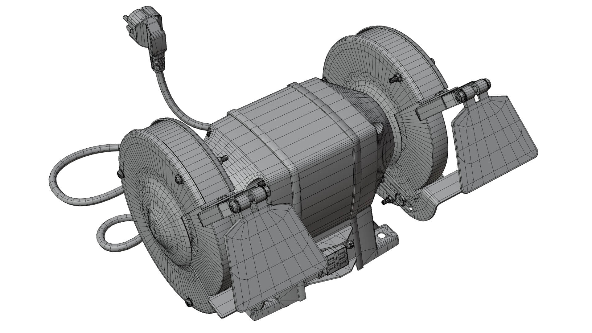 Bench Grinder 3D Model