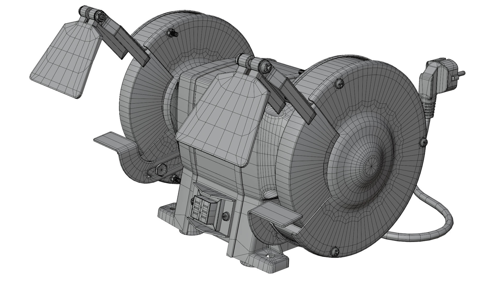 Bench Grinder 3D Model
