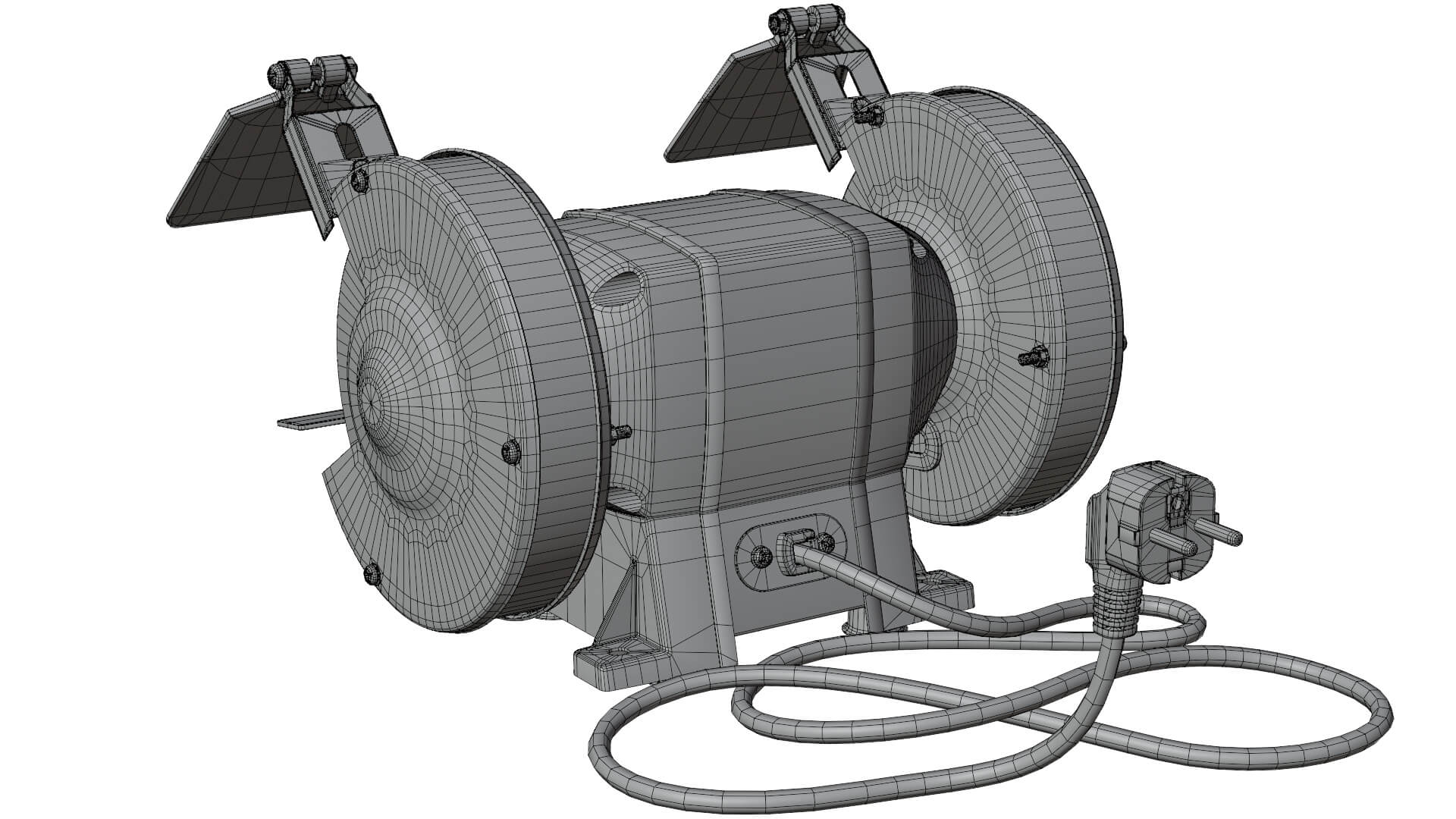 Bench Grinder 3D Model