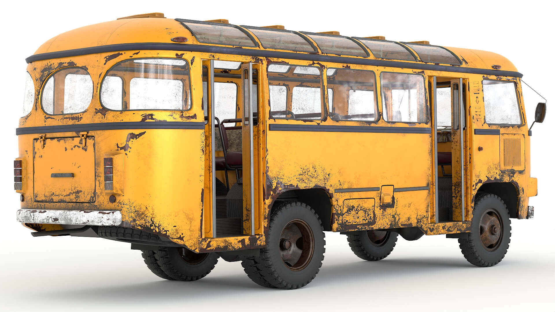 Bus PAZ - 672 3D Model