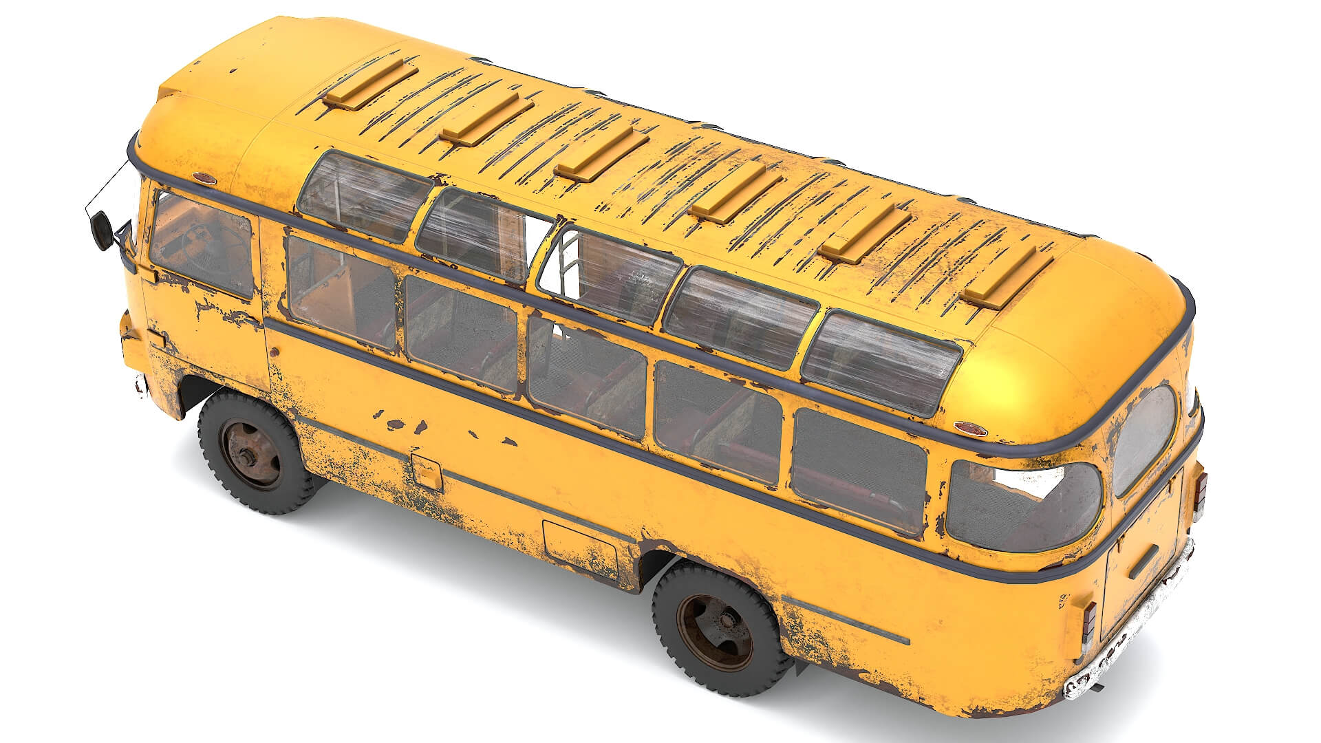Bus PAZ - 672 3D Model