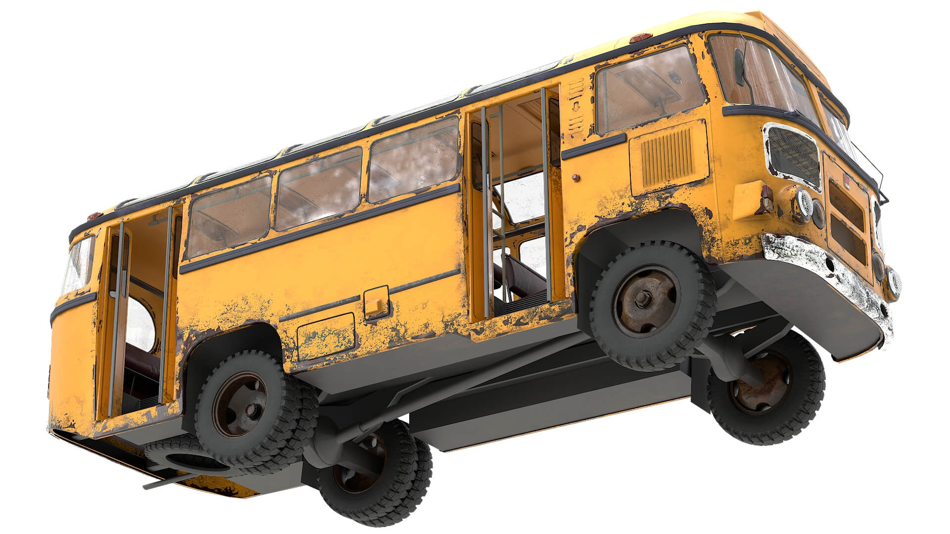 Bus PAZ - 672 3D Model