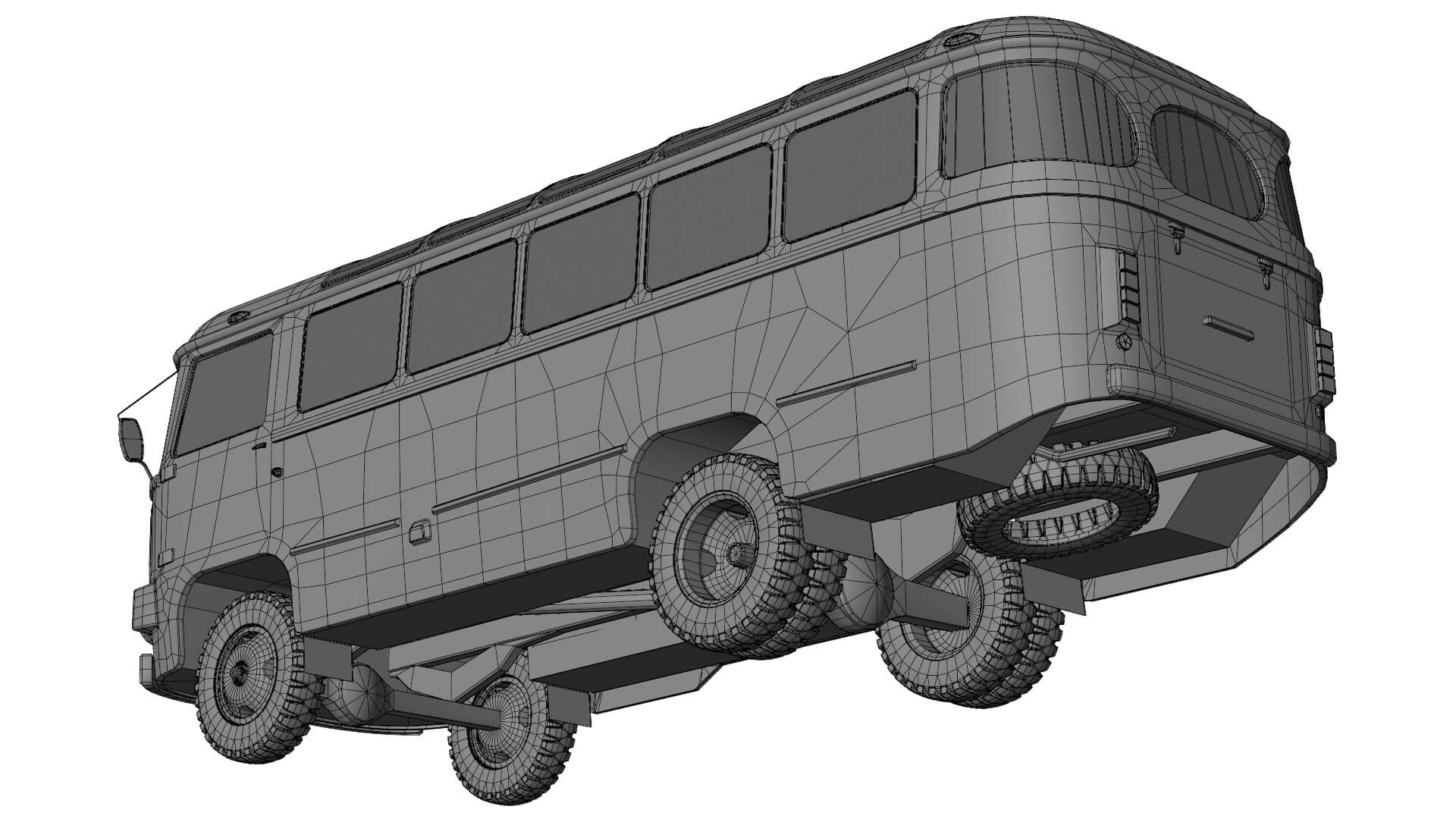 Bus PAZ - 672 3D Model
