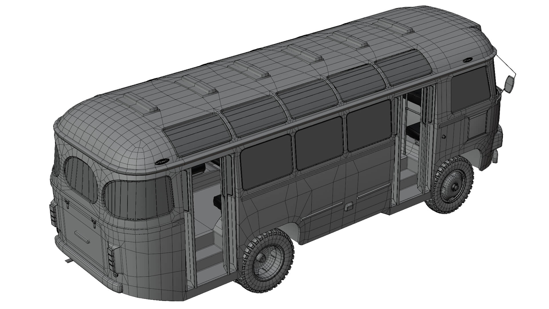 Bus PAZ - 672 3D Model