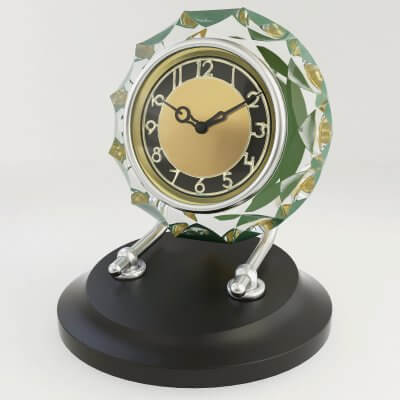 Table Clock 3D Model