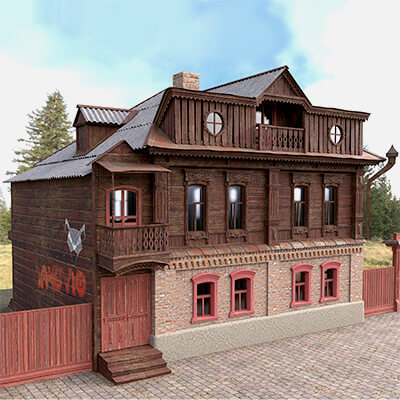 Old House2 3D Model