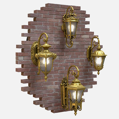 Retro Outdoor Wall Lanterns