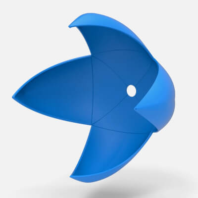 Braking Parachute for Dragster Version 2 Scale 1:25
