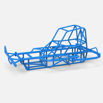 Frame of BriSCA Micro Formula 2 Stock Car Scale 1:16