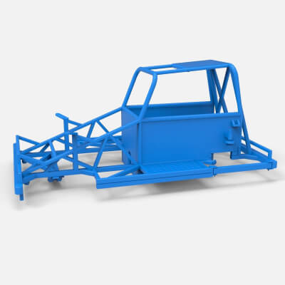 Frame of New Zealand Ministock car Version 3 Scale 1:25
