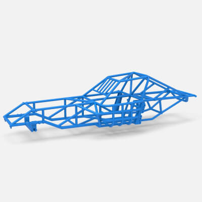Frame of Super Dirt Late Model Scale 1:25