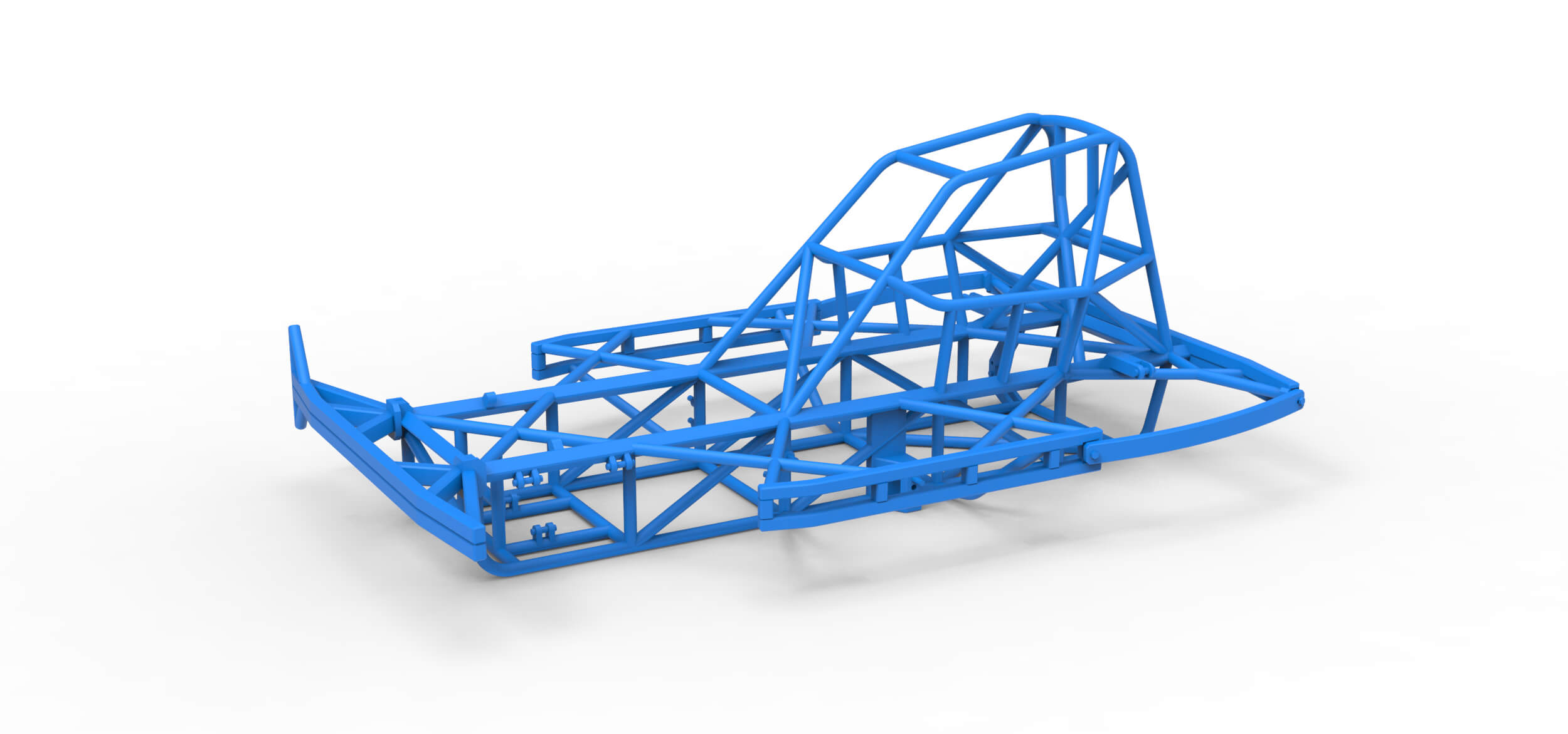 Frame of Superstox Scale 125 3D Model