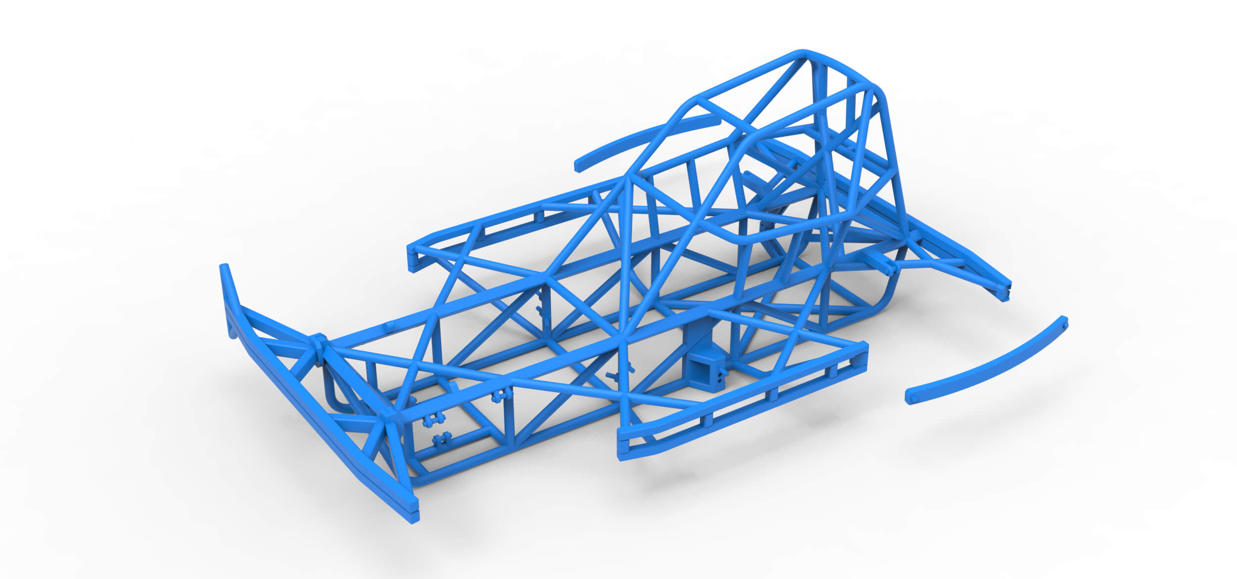 Frame of Superstox Scale 125 3D Model