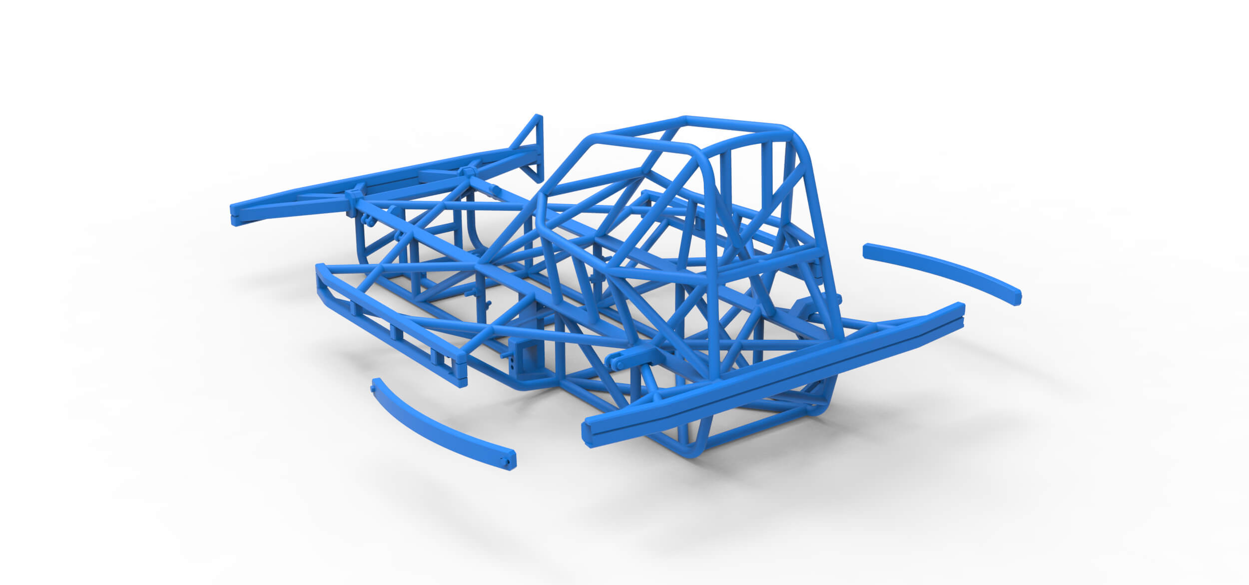 Frame of Superstox Scale 125 3D Model