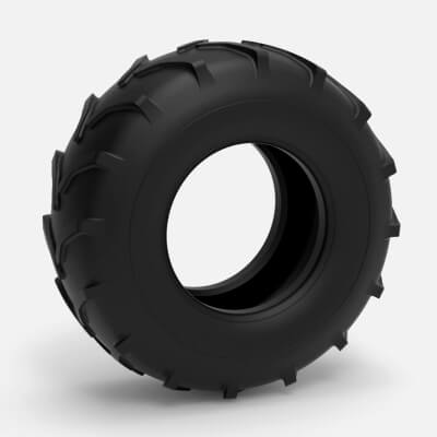 Mud Dragster Front Tire 5 Scale 1:25