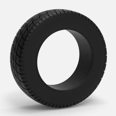 Race tire 10 Scale 1:25