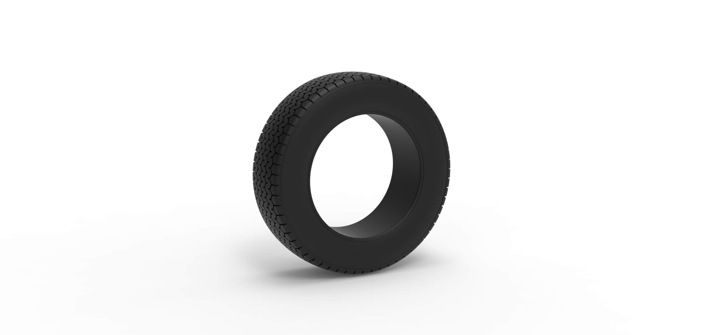Race Tire 11 Scale 125 3D Model