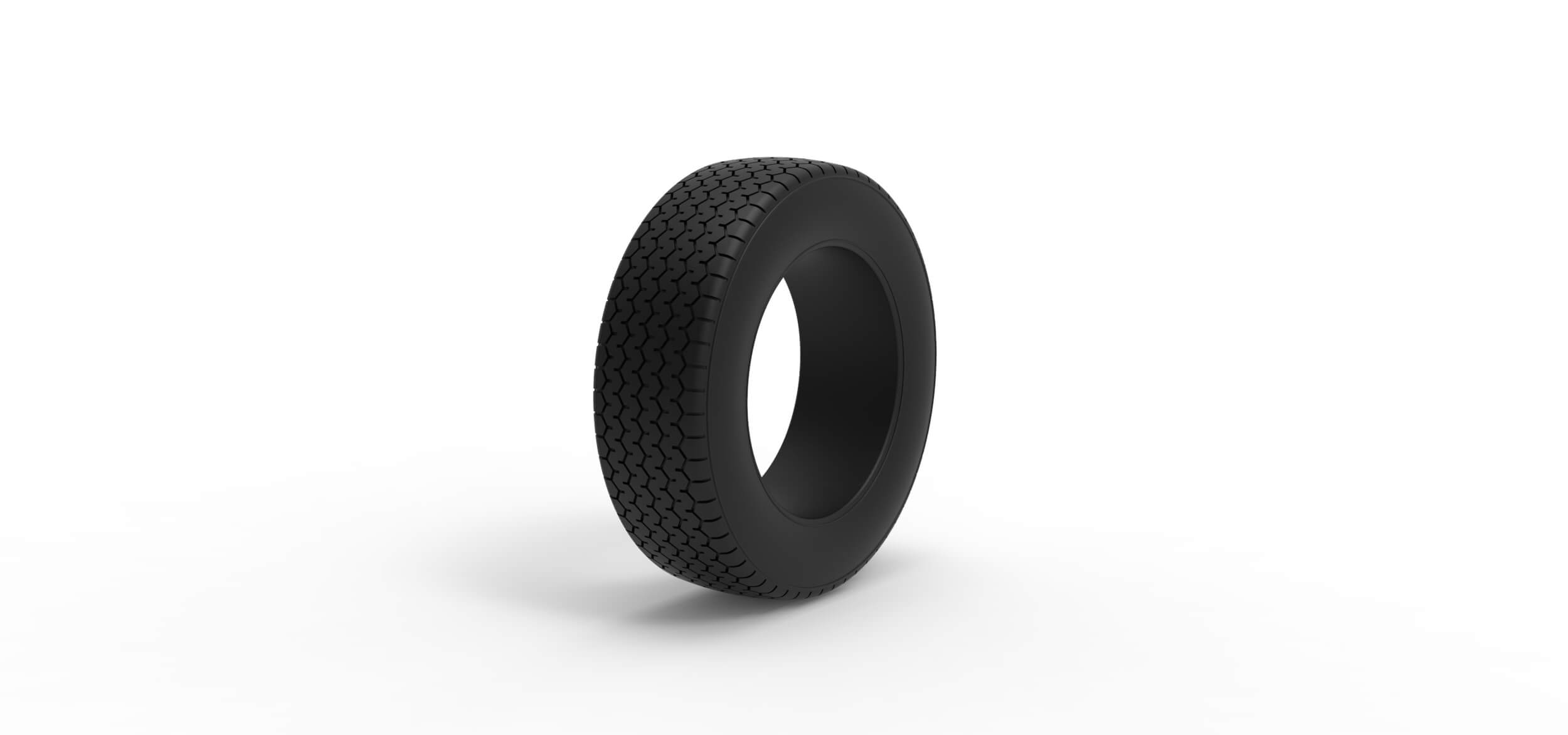 Race Tire 11 Scale 125 3D Model