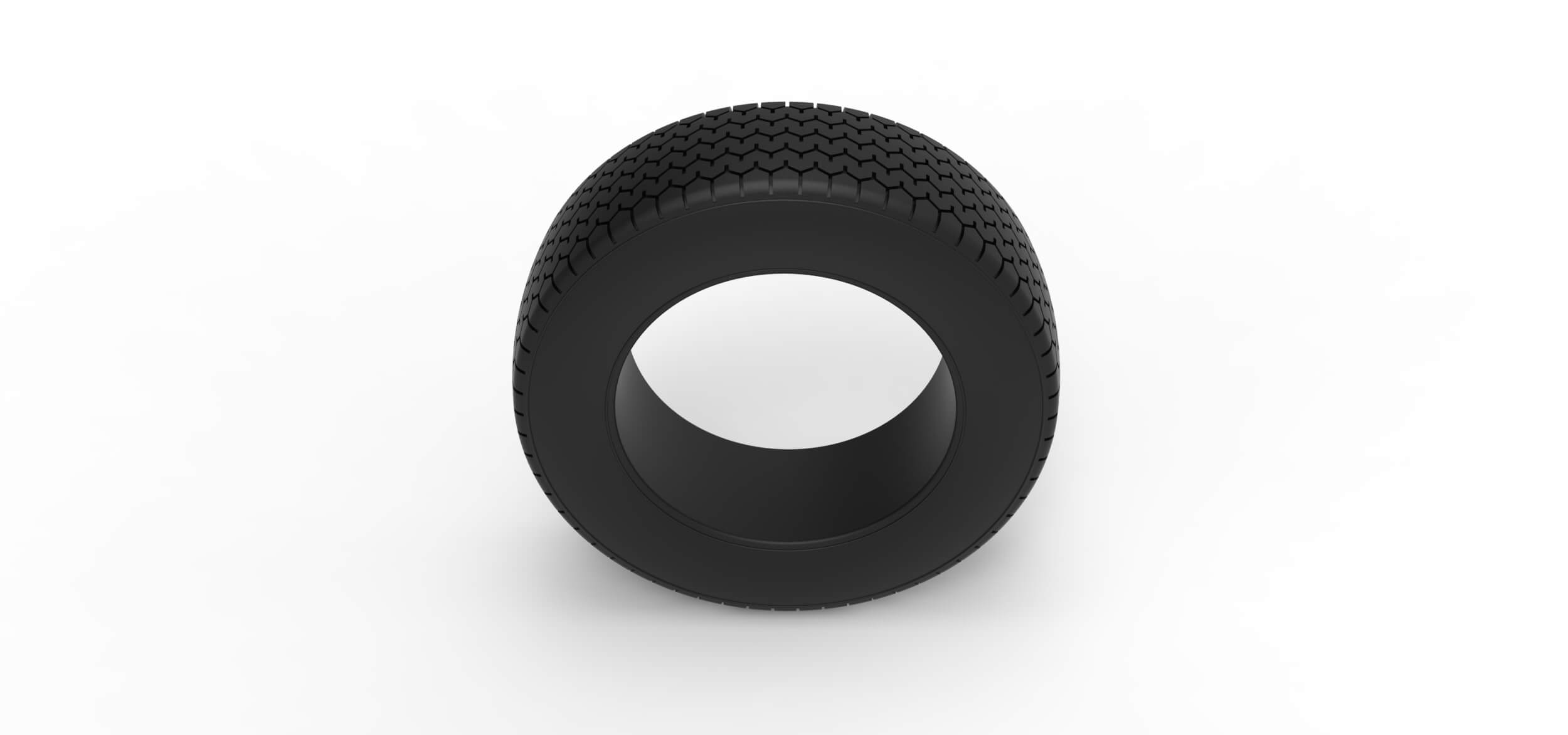 Race Tire 11 Scale 125 3D Model