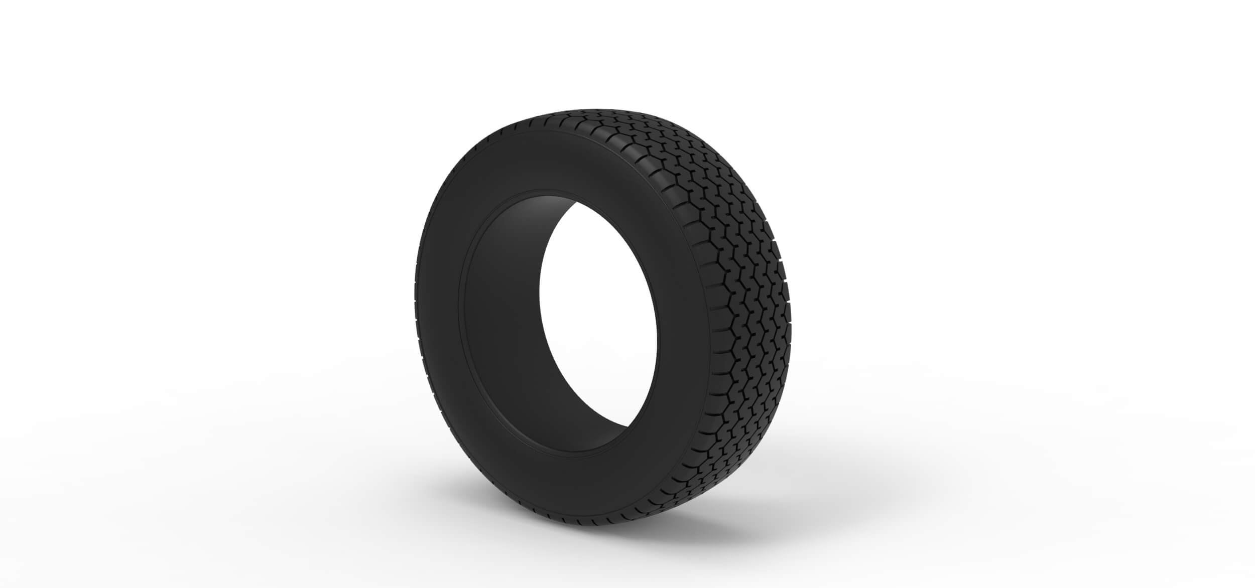 Race Tire 11 Scale 125 3D Model