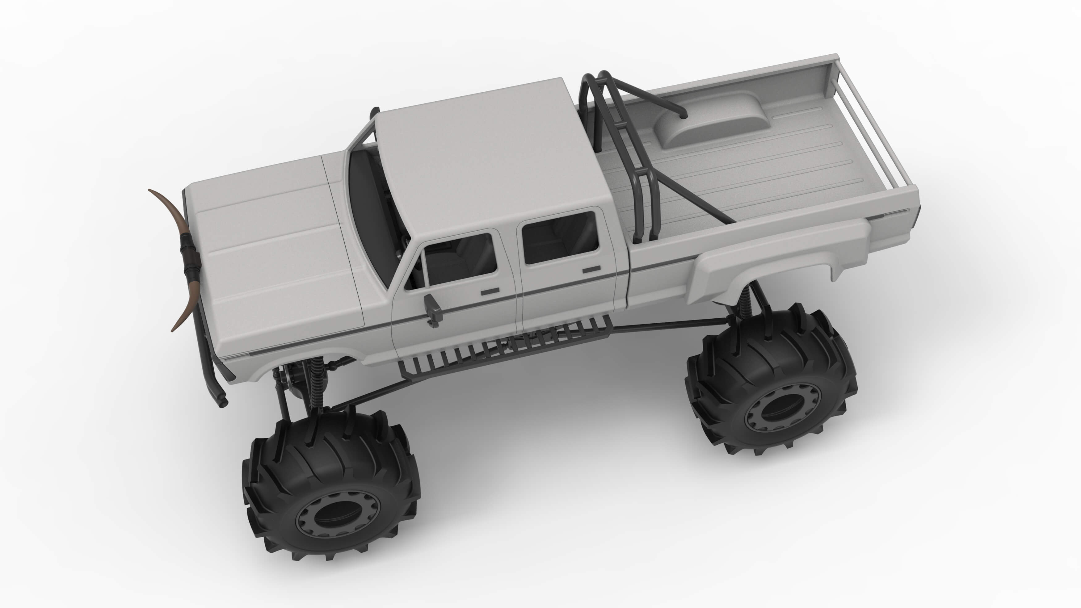 Redneck Rave Mud Truck Version 2 Scale 125 3D Model