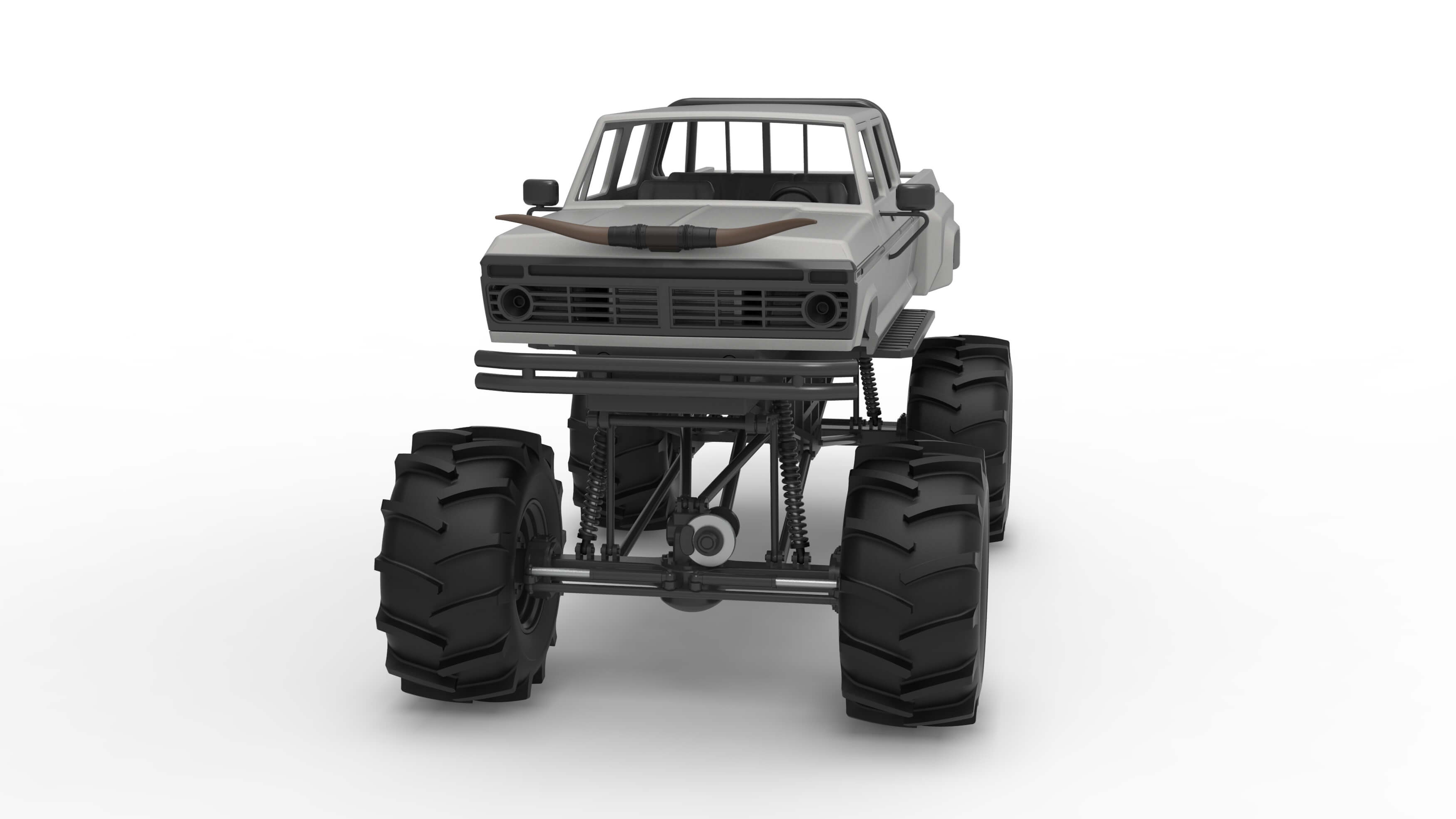 Redneck Rave Mud Truck Version 2 Scale 125 3D Model