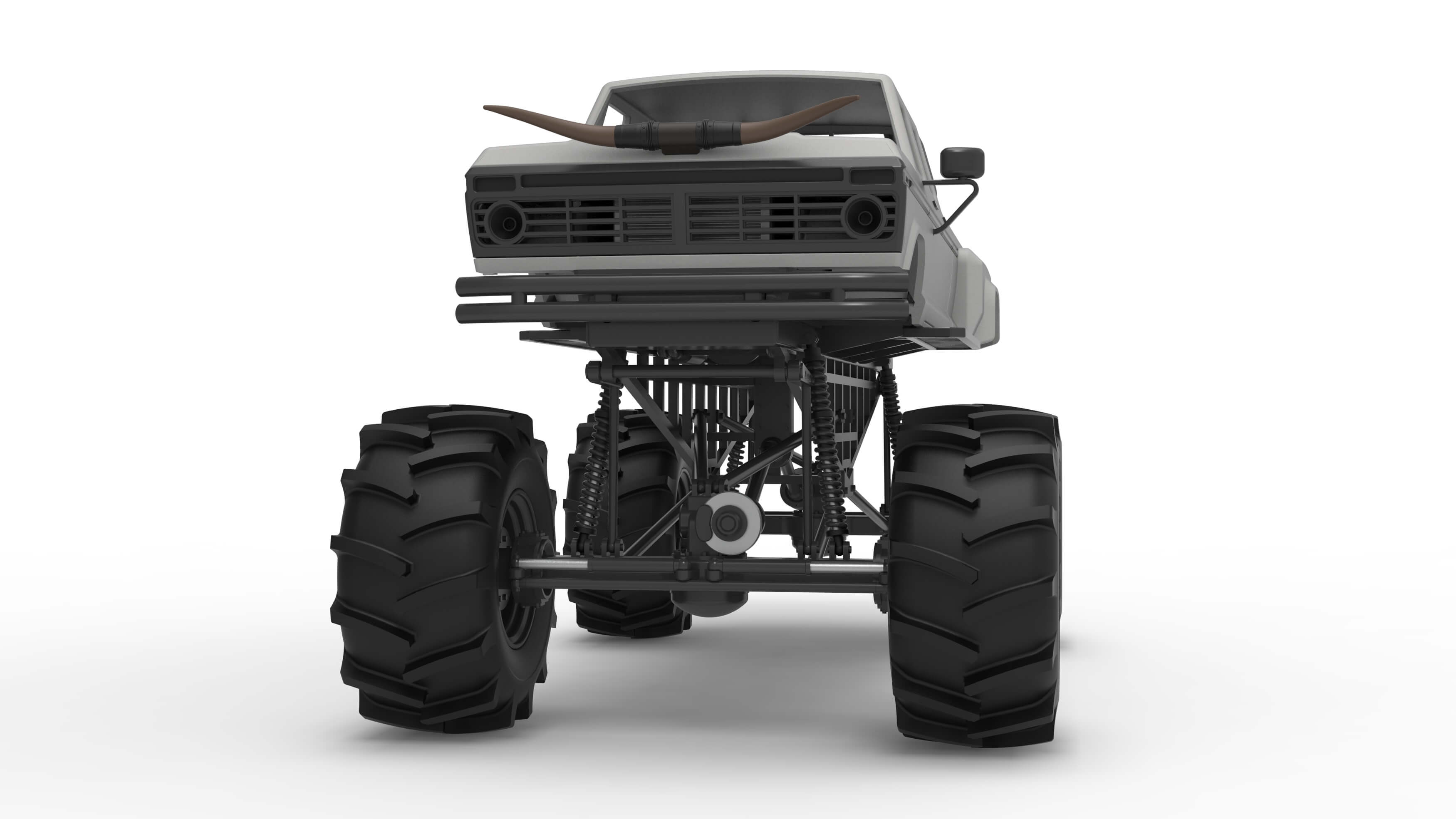 Redneck Rave Mud Truck Version 2 Scale 125 3D Model