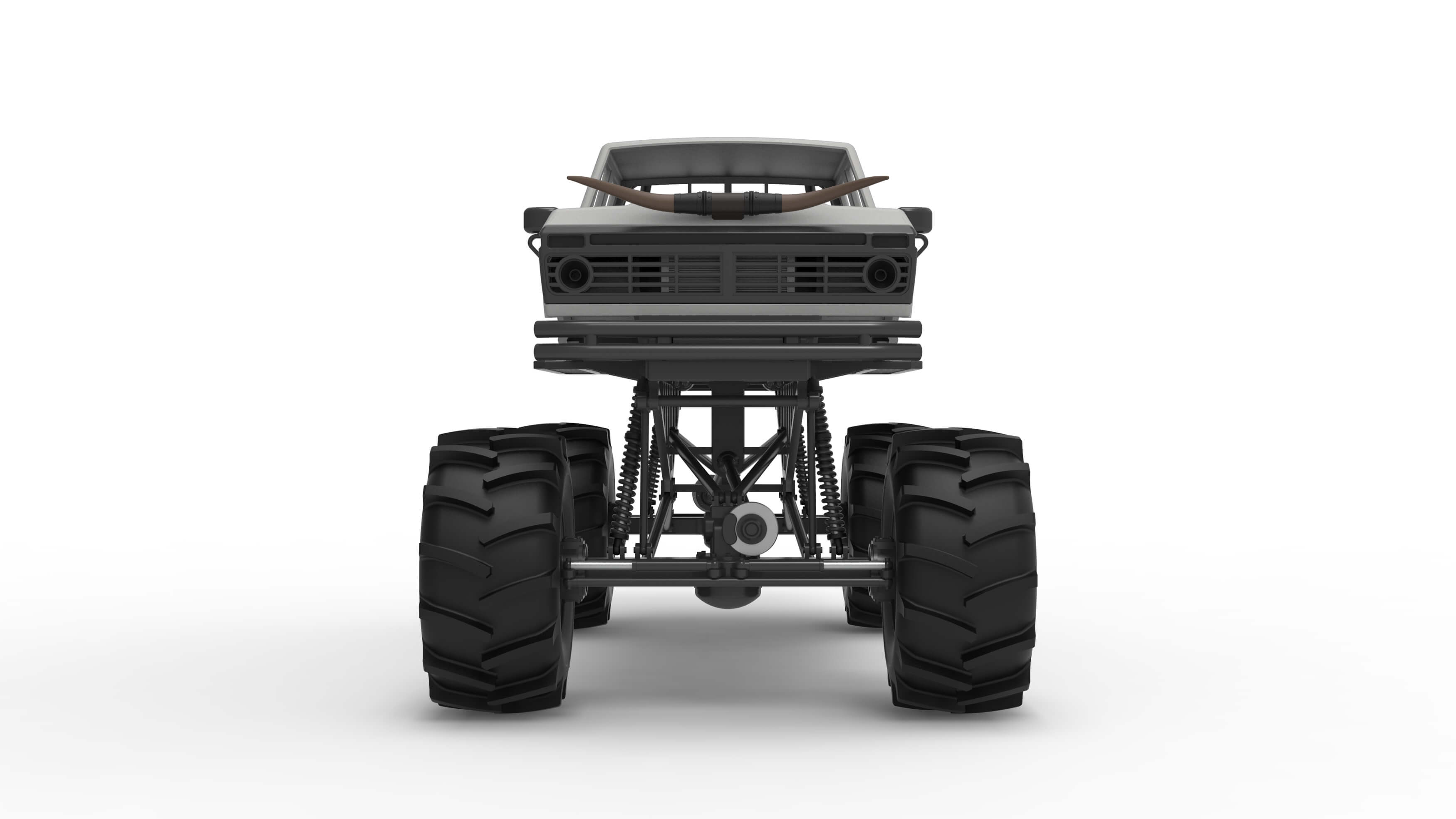 Redneck Rave Mud Truck Version 2 Scale 125 3D Model