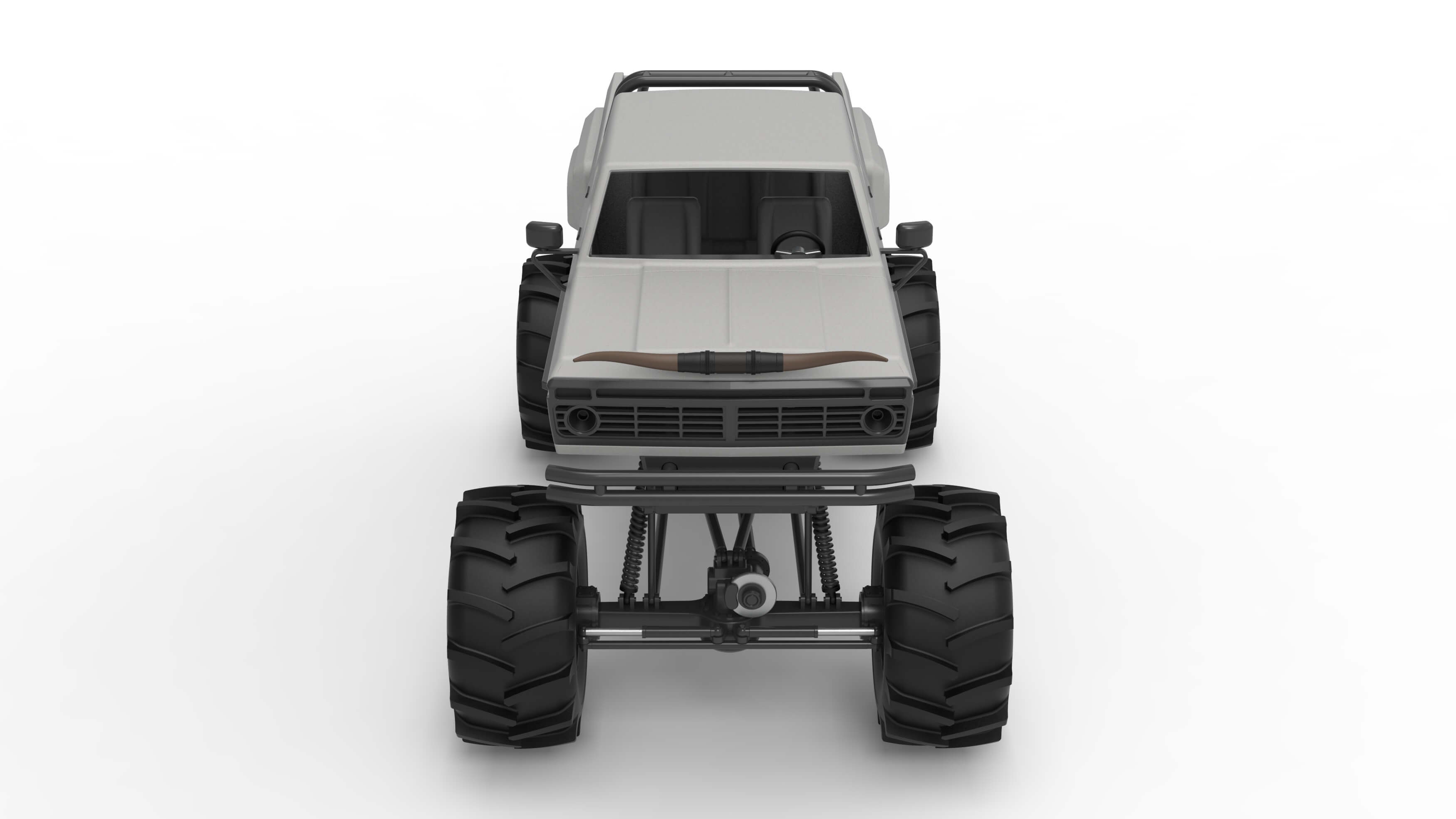 Redneck Rave Mud Truck Version 2 Scale 125 3D Model
