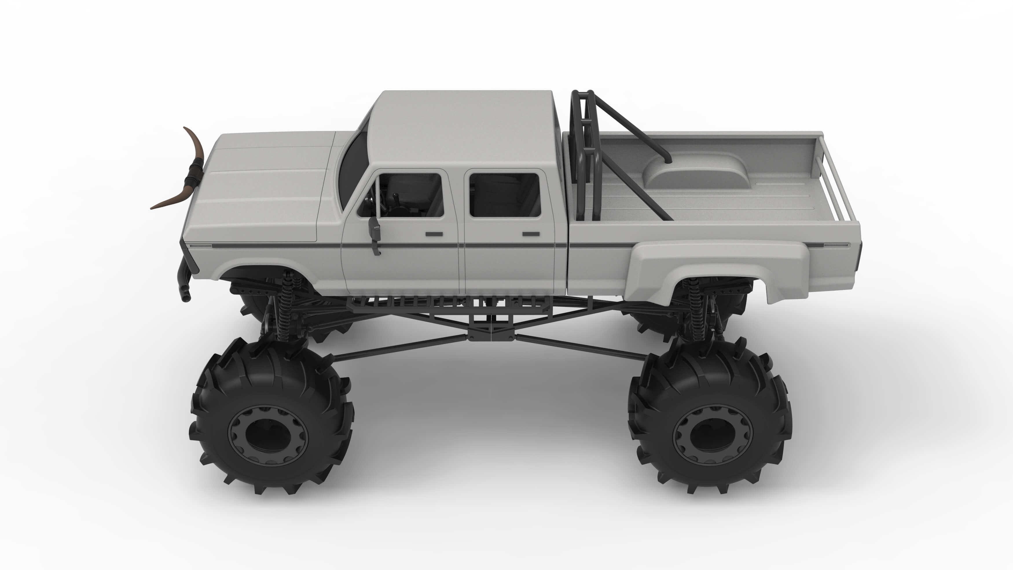 Redneck Rave Mud Truck Version 2 Scale 125 3D Model