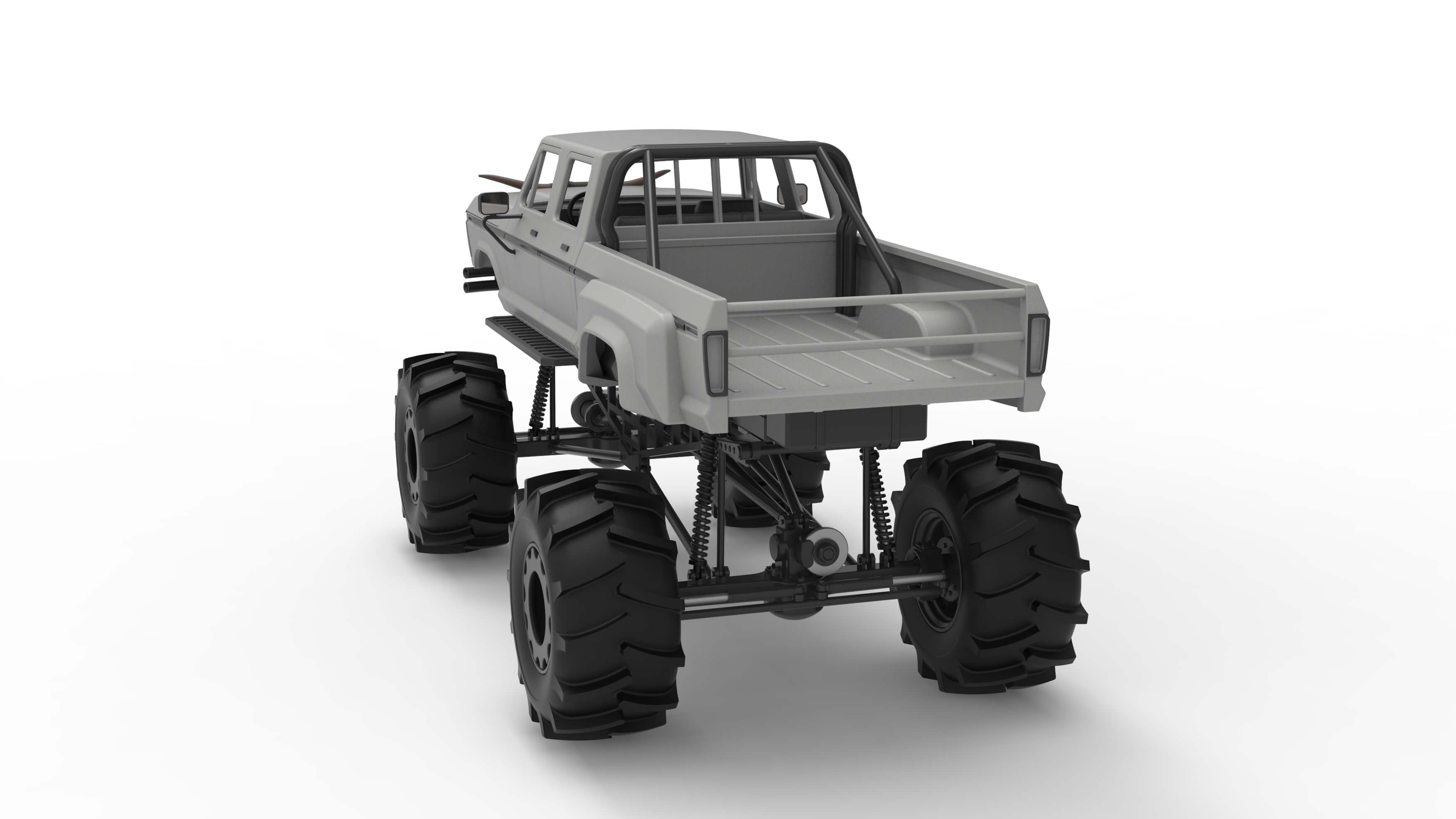 Redneck Rave Mud Truck Version 2 Scale 125 3D Model