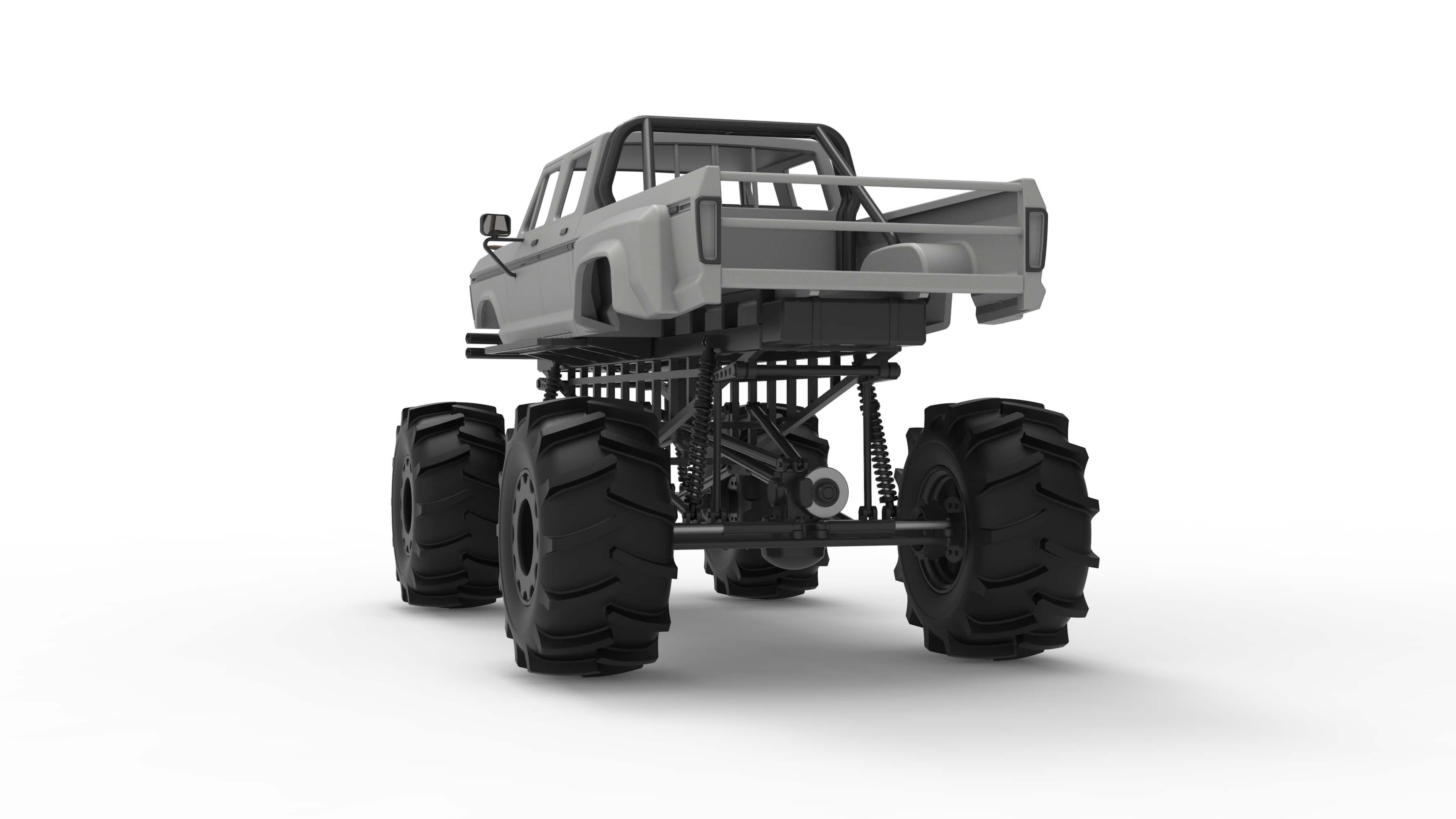 Redneck Rave Mud Truck Version 2 Scale 125 3D Model