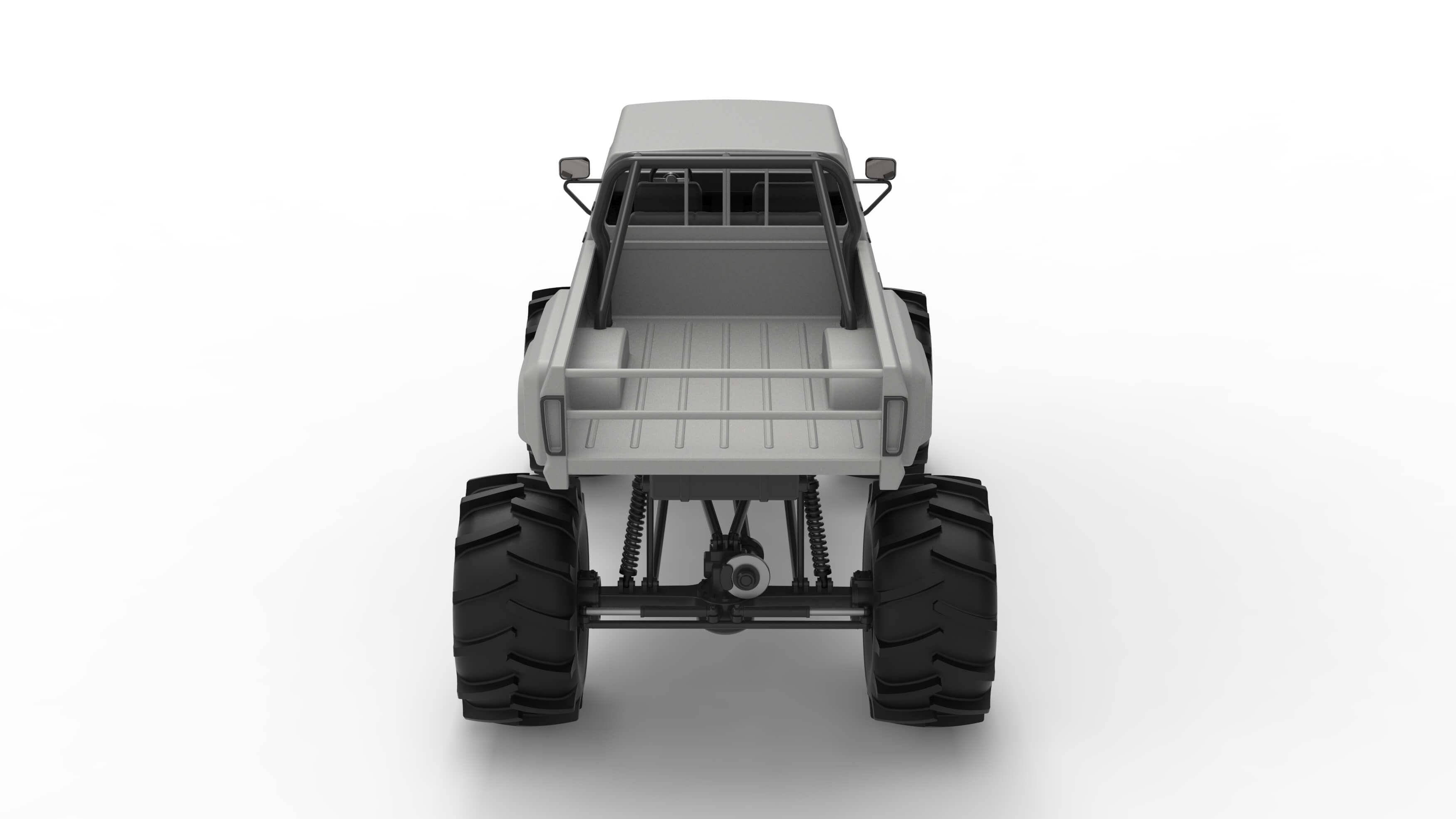 Redneck Rave Mud Truck Version 2 Scale 125 3D Model