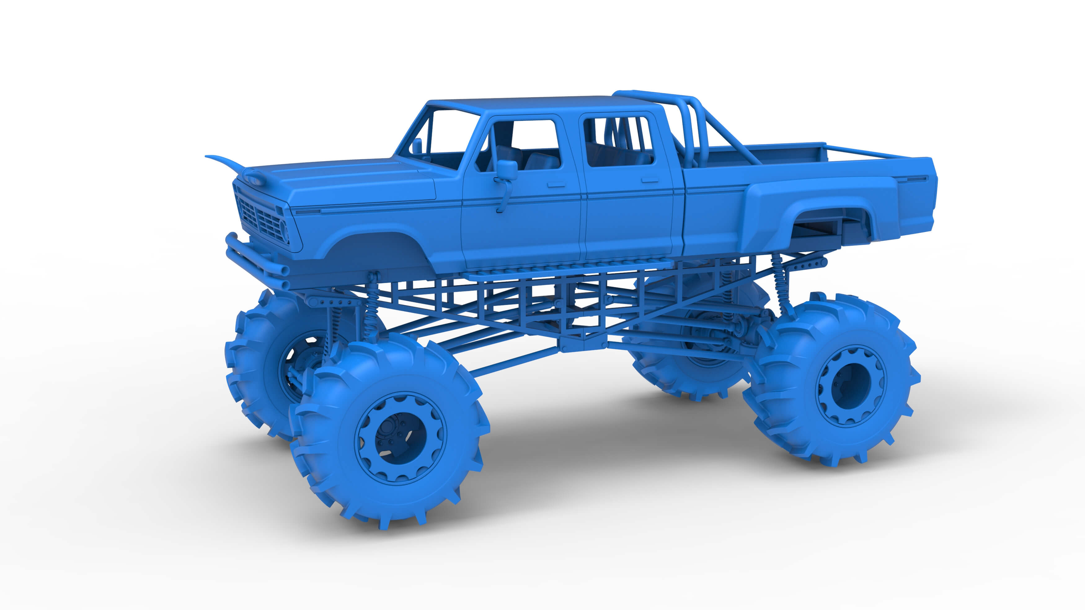 Redneck Rave Mud Truck Version 2 Scale 125 3D Model