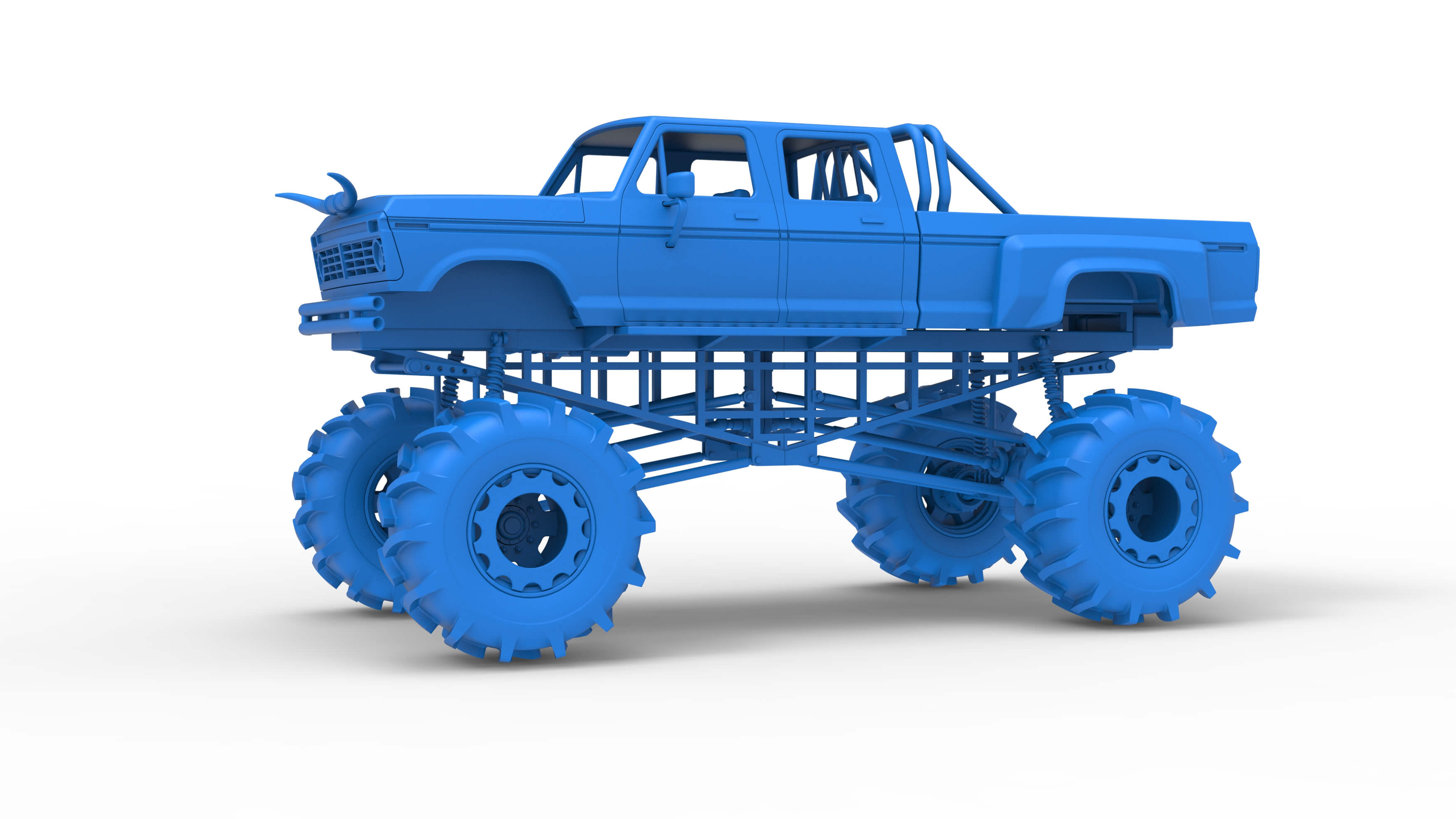 Redneck Rave Mud Truck Version 2 Scale 125 3D Model