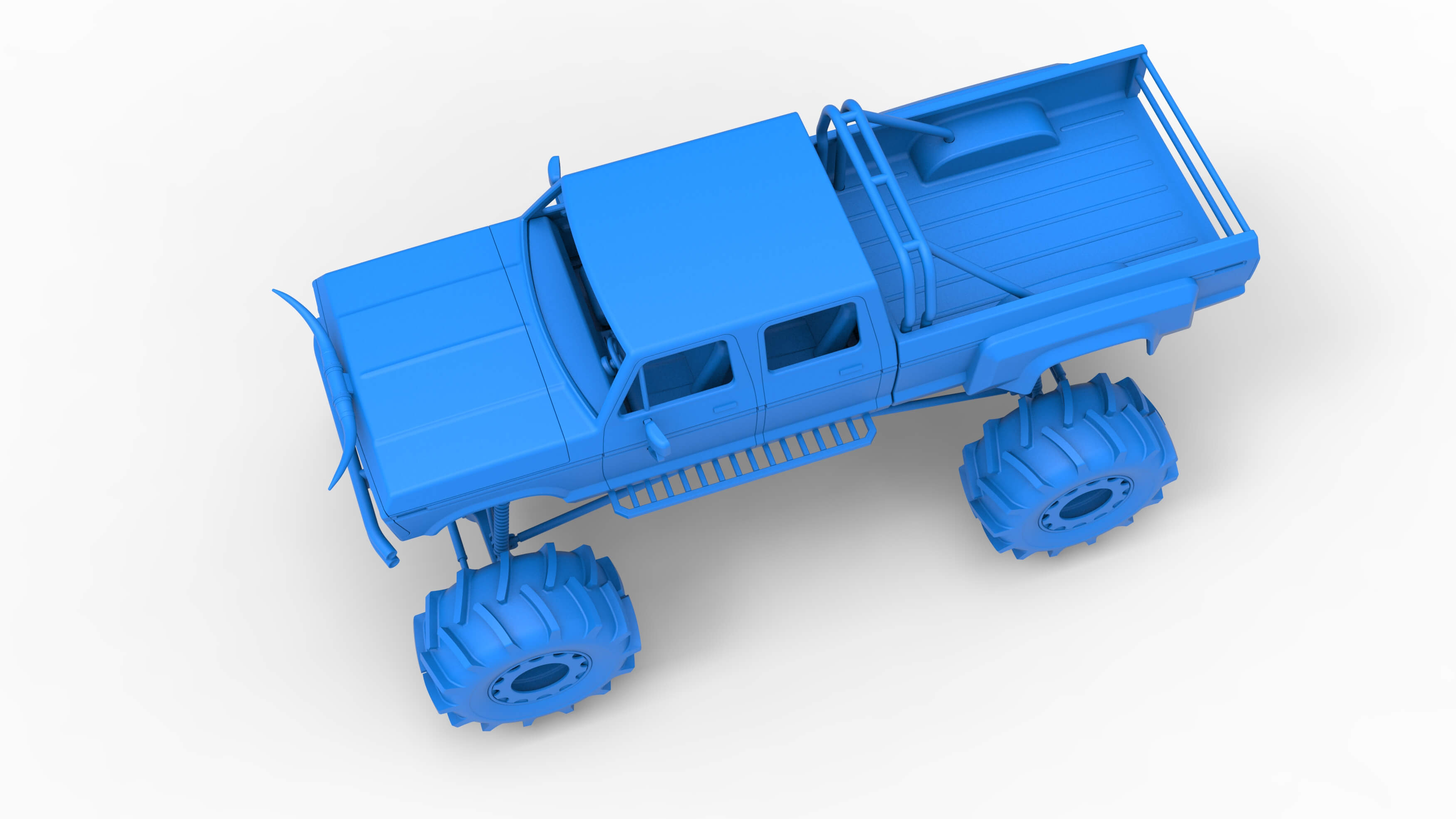 Redneck Rave Mud Truck Version 2 Scale 125 3D Model