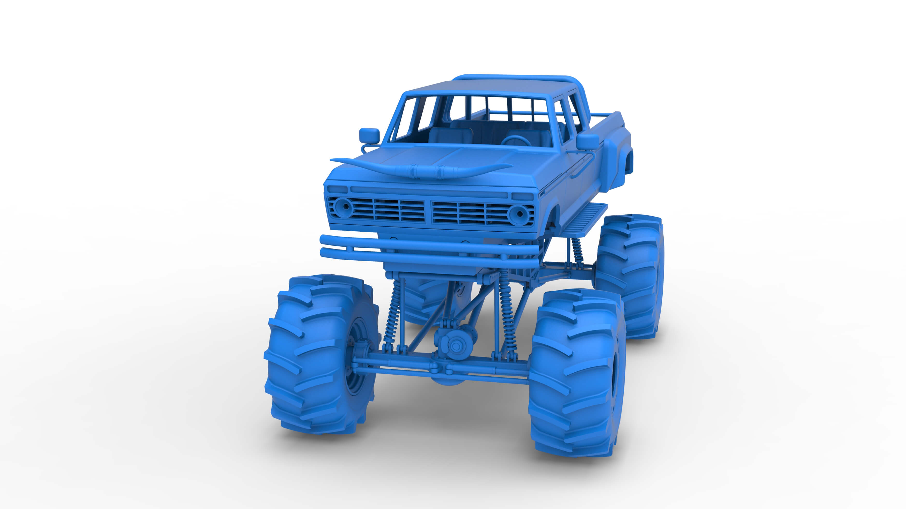 Redneck Rave Mud Truck Version 2 Scale 125 3D Model
