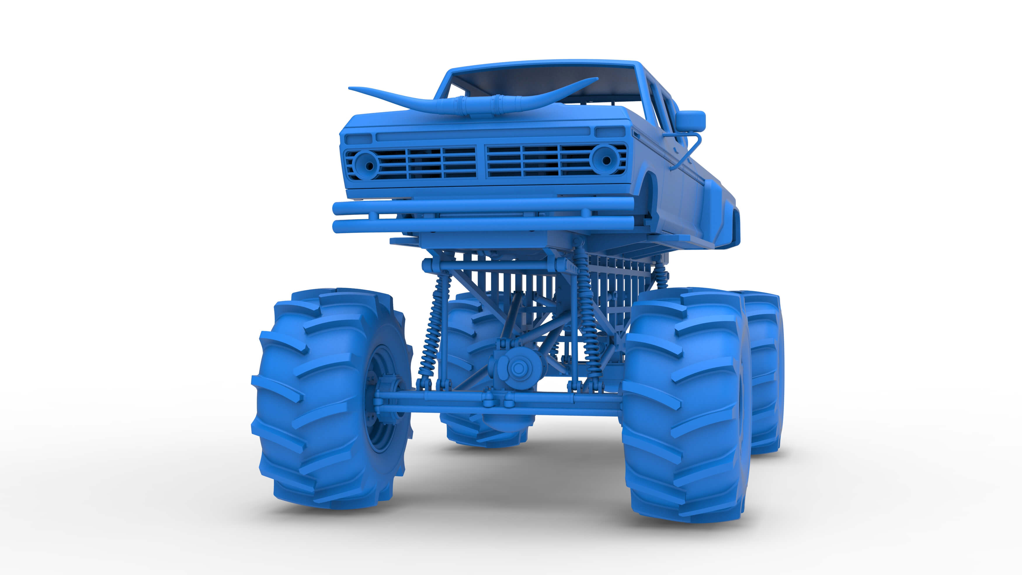 Redneck Rave Mud Truck Version 2 Scale 125 3D Model