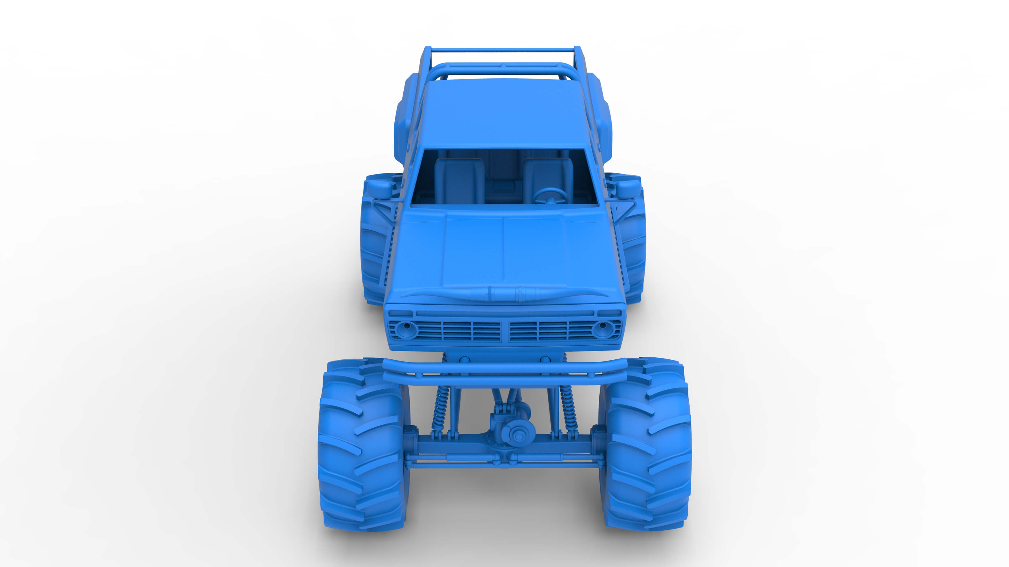 Redneck Rave Mud Truck Version 2 Scale 125 3D Model