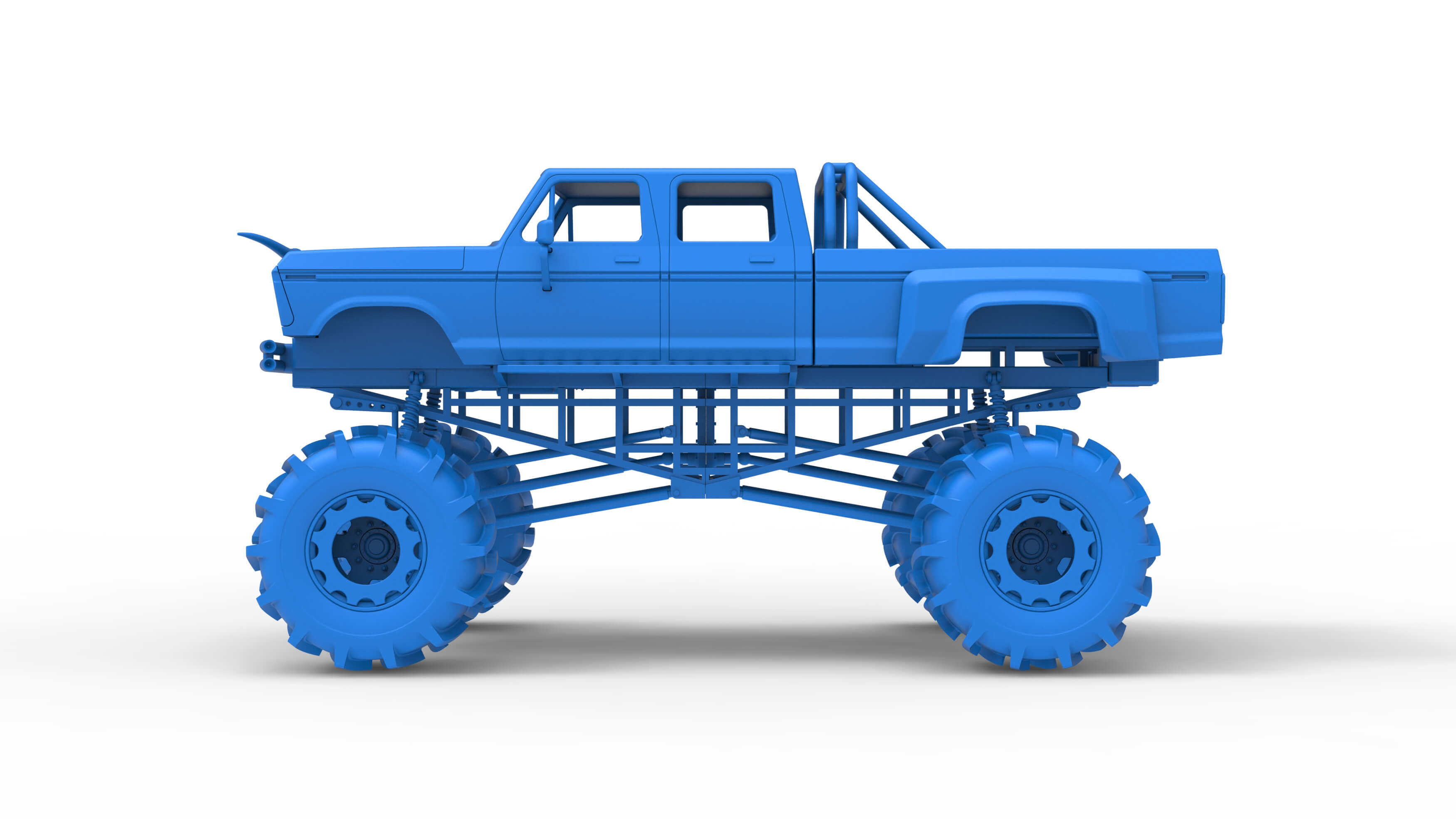 Redneck Rave Mud Truck Version 2 Scale 125 3D Model