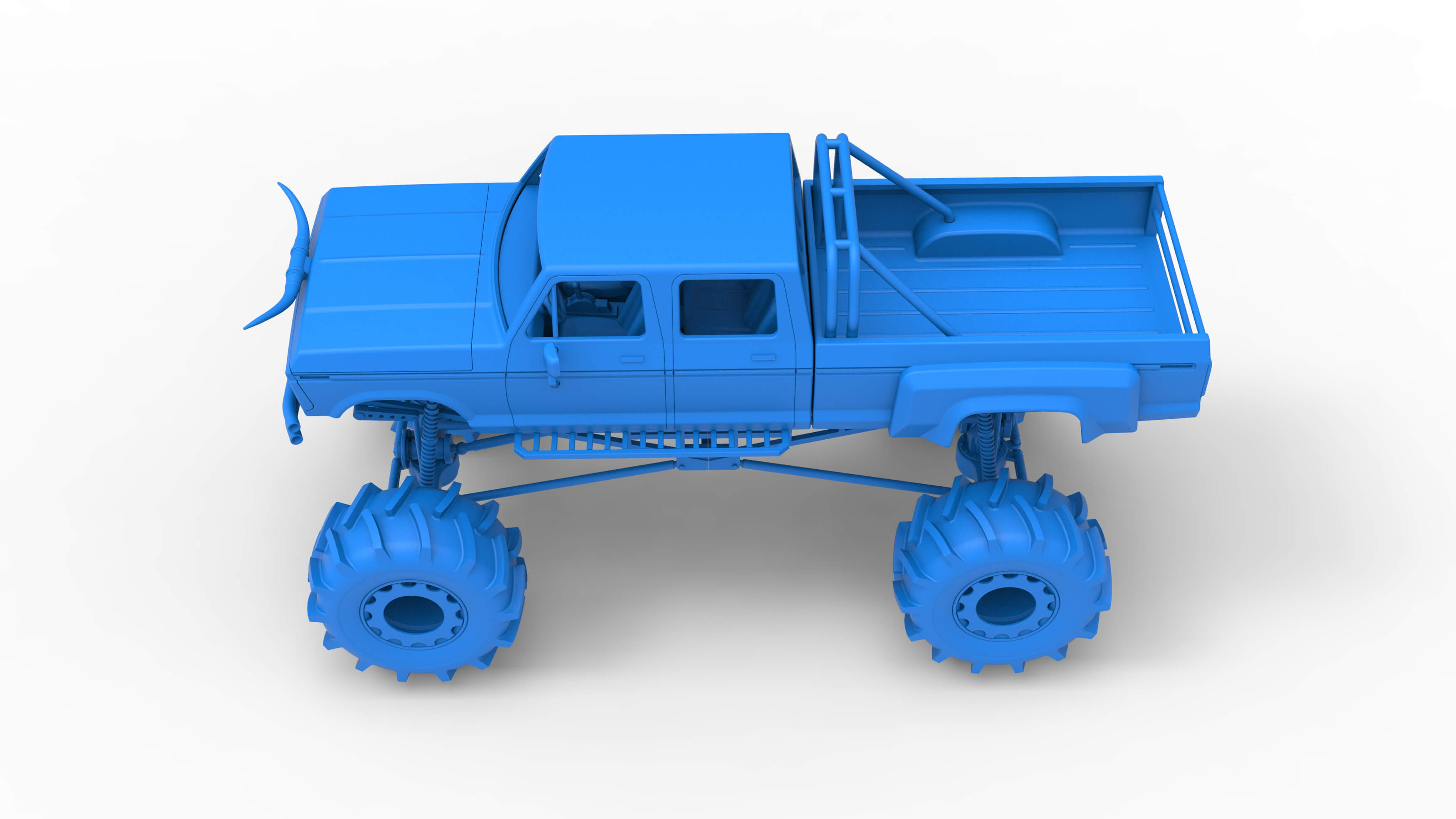 Redneck Rave Mud Truck Version 2 Scale 125 3D Model