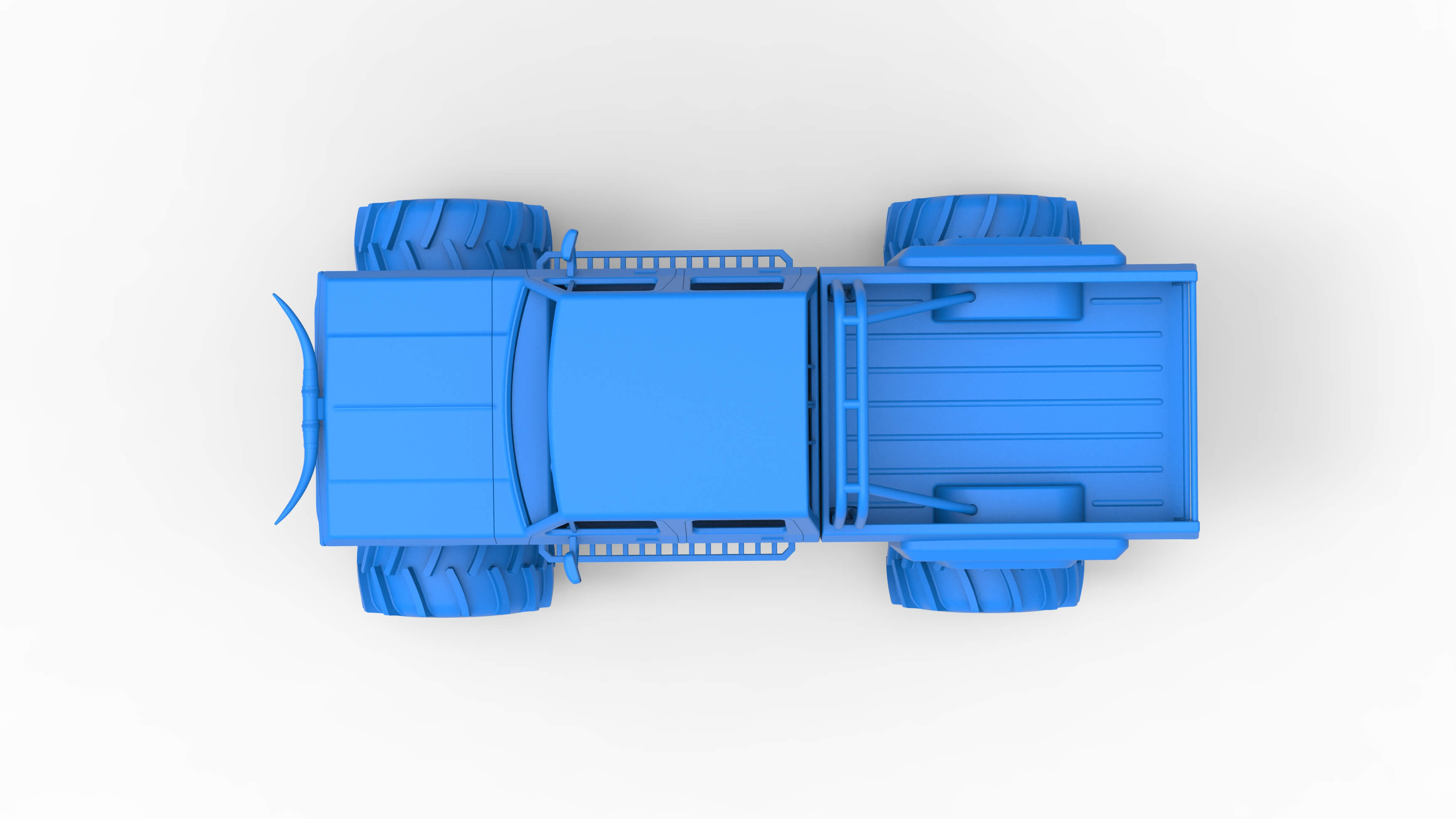 Redneck Rave Mud Truck Version 2 Scale 125 3D Model