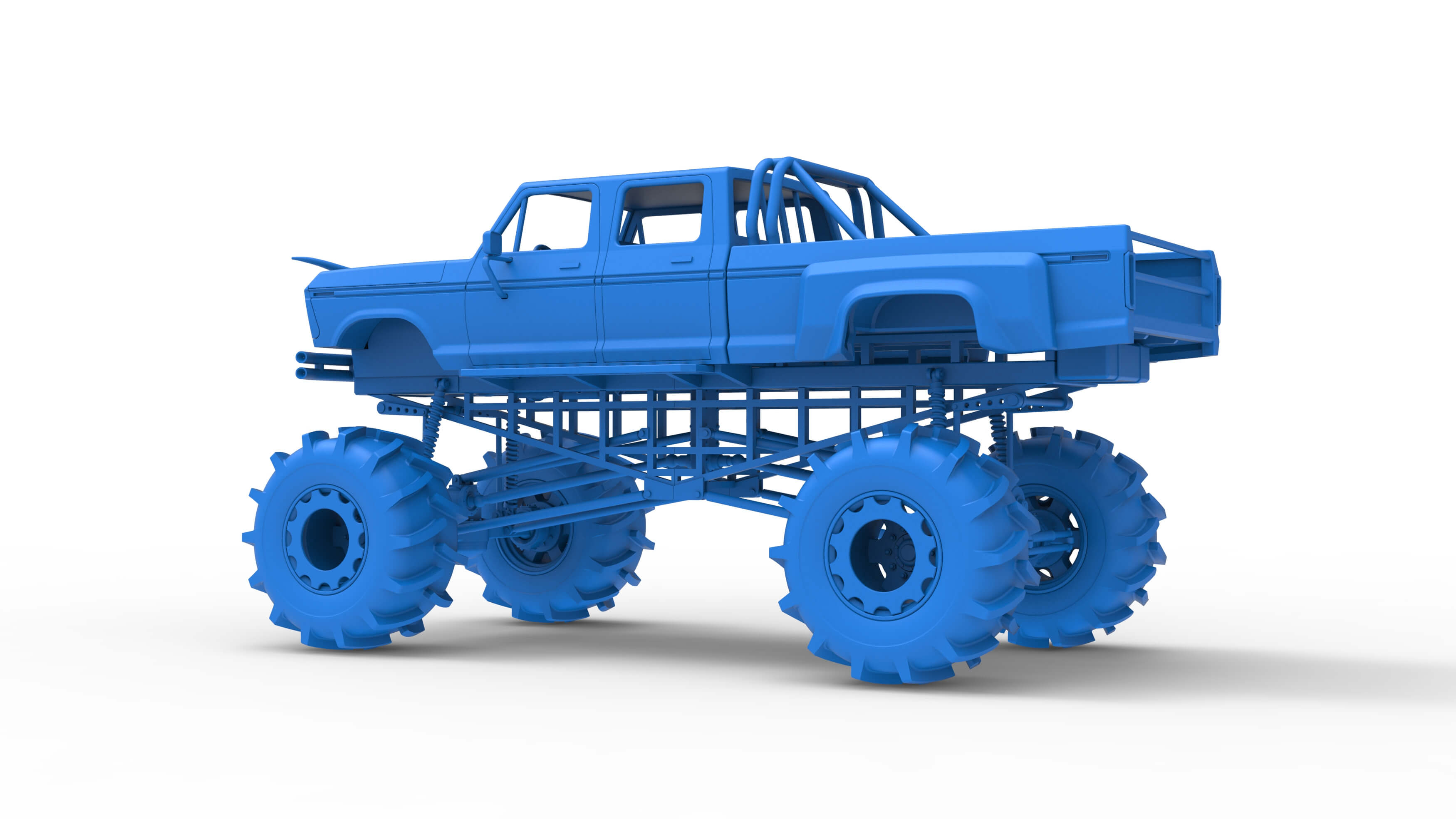 Redneck Rave Mud Truck Version 2 Scale 125 3D Model