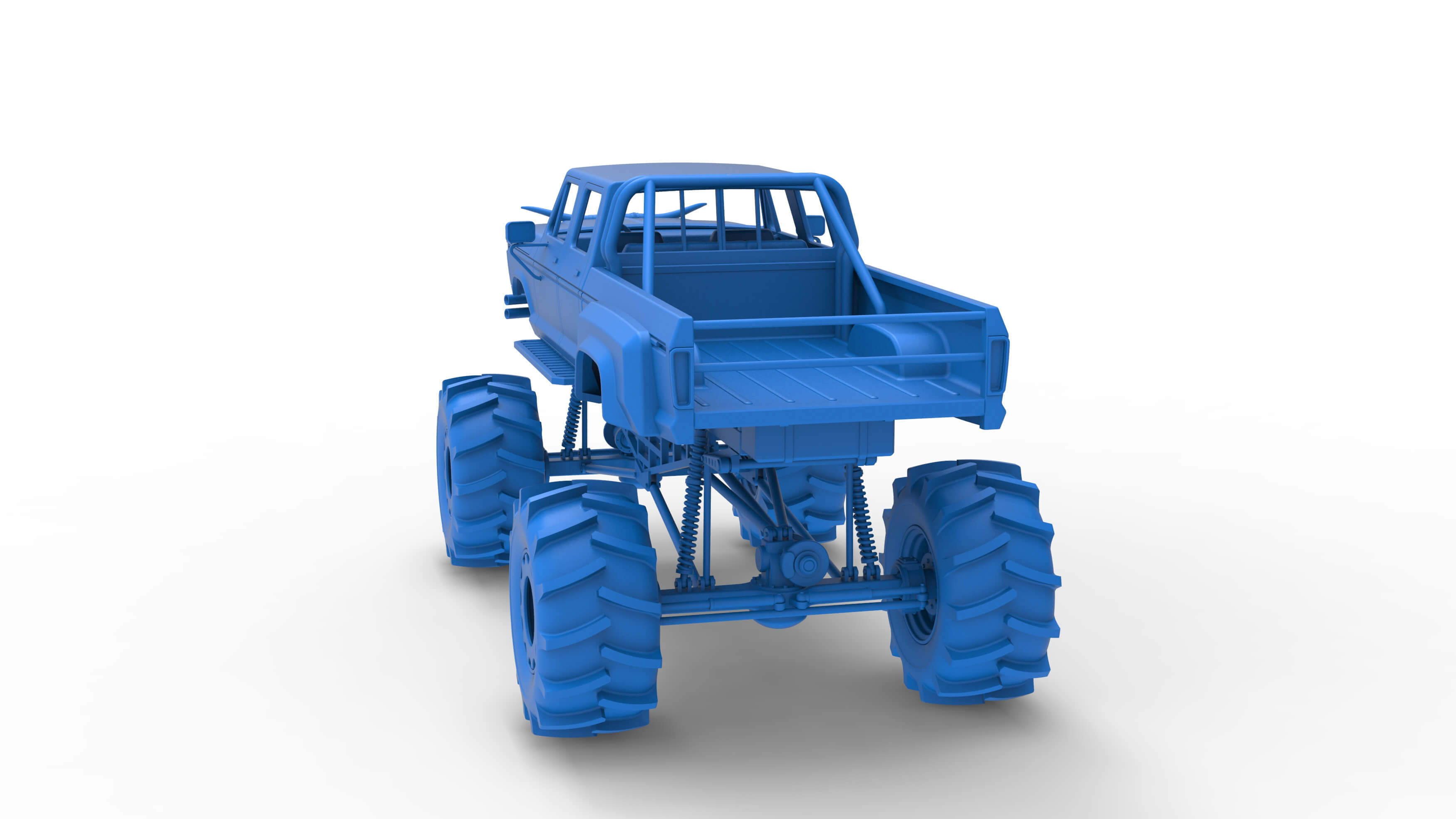 Redneck Rave Mud Truck Version 2 Scale 125 3D Model