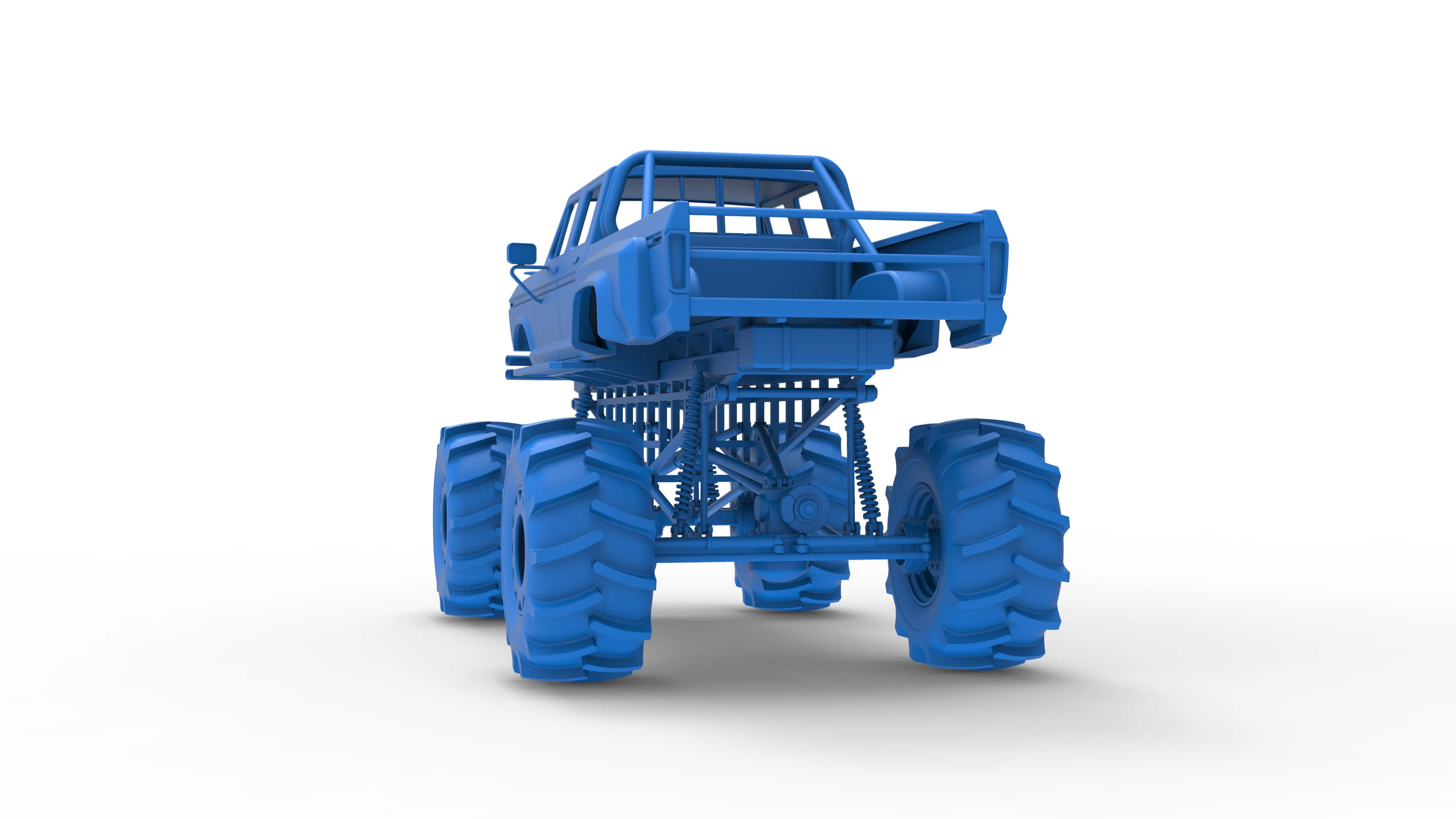 Redneck Rave Mud Truck Version 2 Scale 125 3D Model