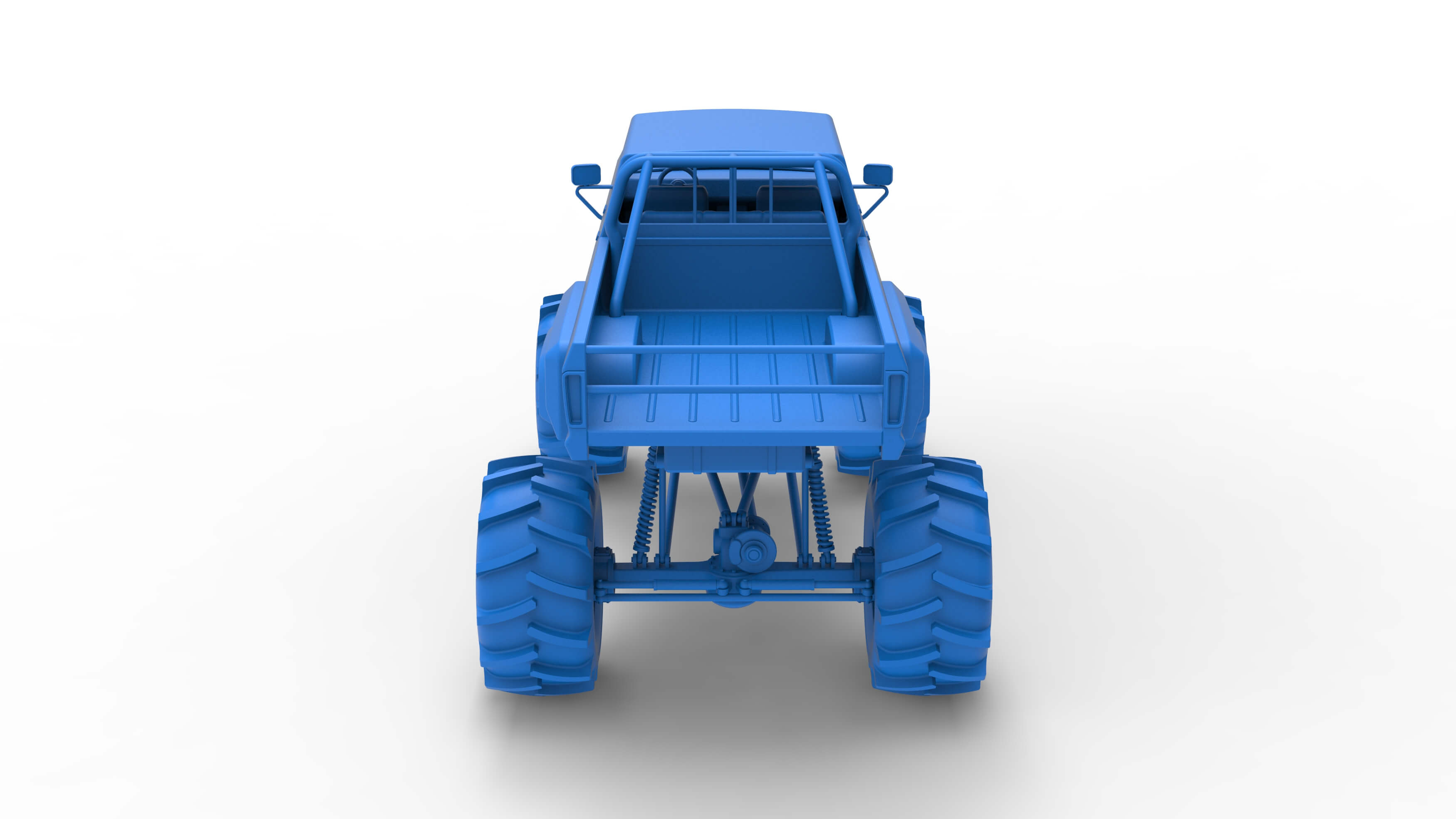 Redneck Rave Mud Truck Version 2 Scale 125 3D Model
